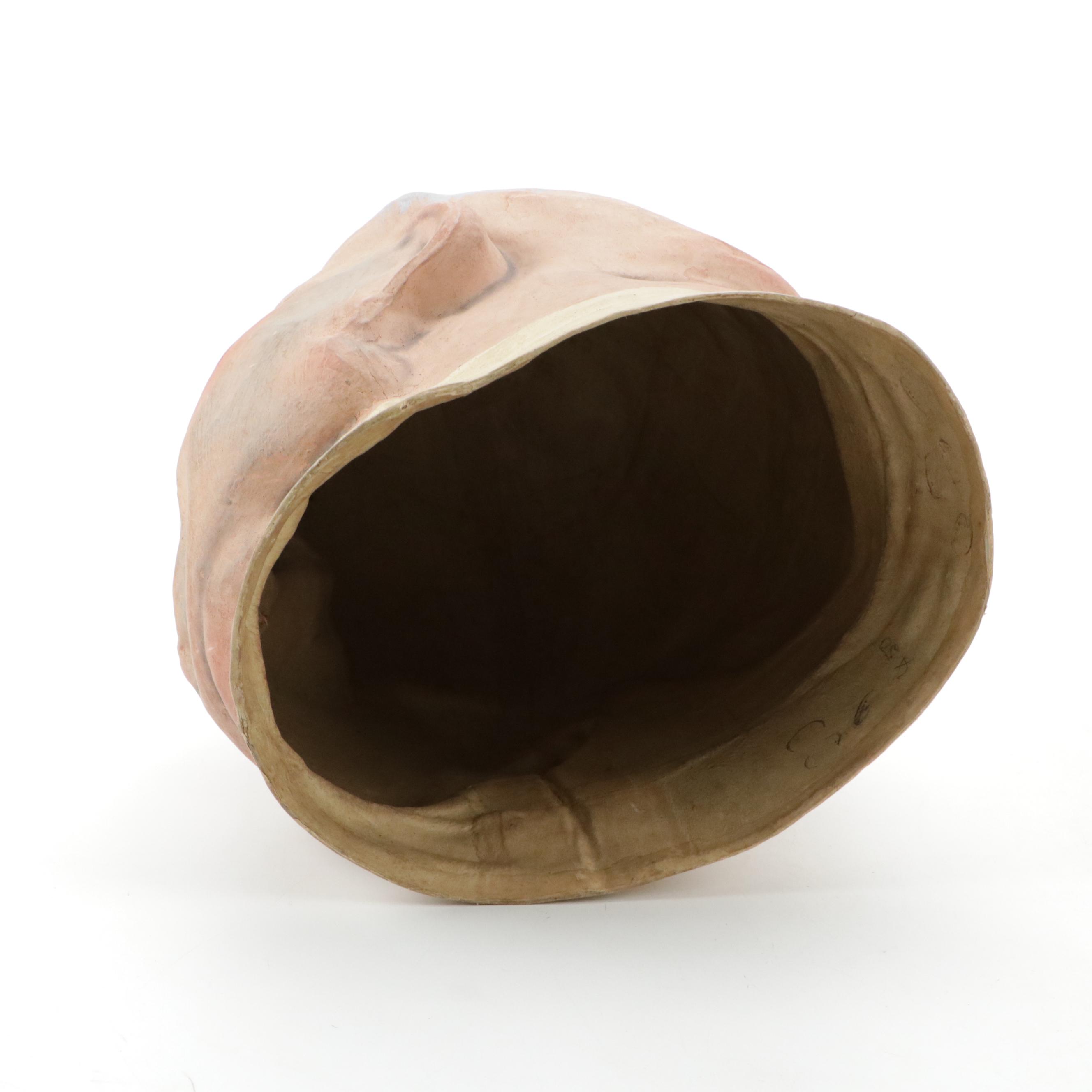 German Handcrafted Papier-Mâché Wearable Full Head Mask and Hands