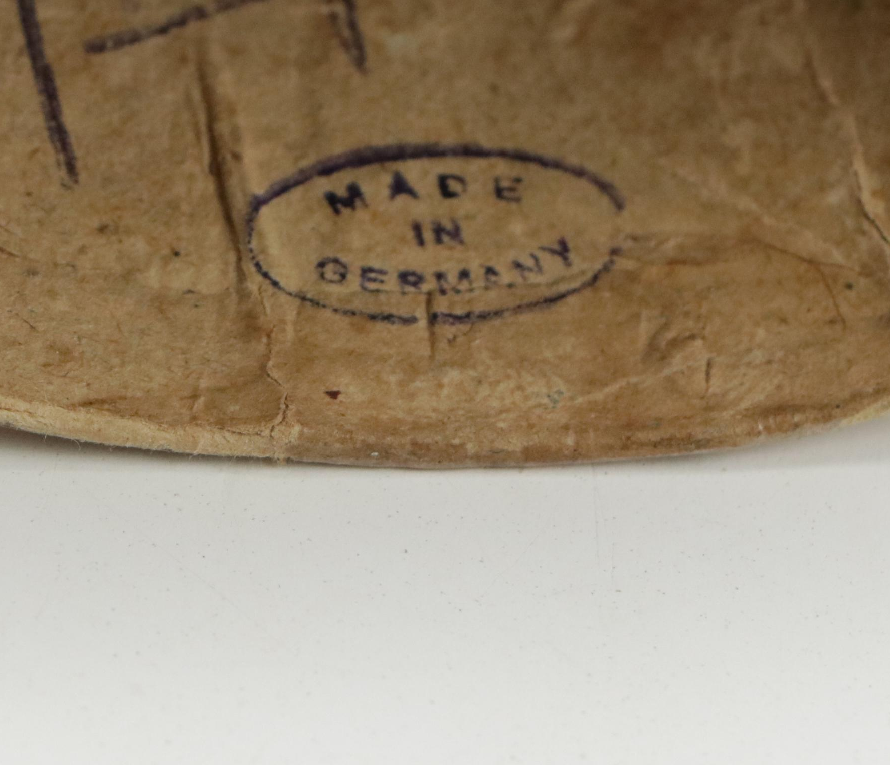 German Handcrafted Papier-Mâché Wearable Full Head Mask and Hands