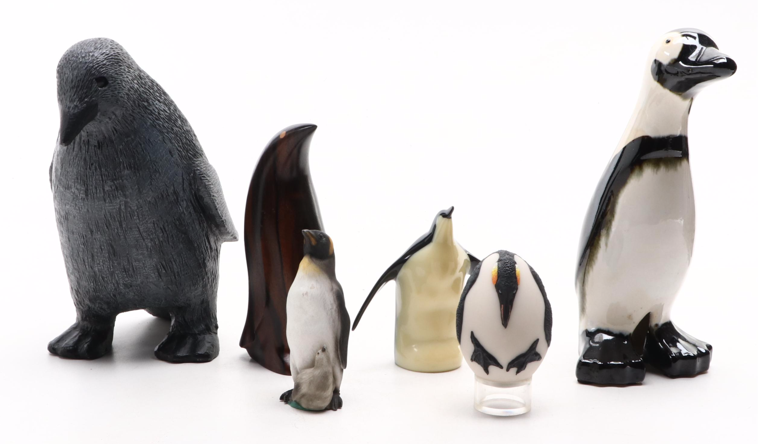 Penguin Figurines with Third Printing "Penguins" by Roger Tory Peterson