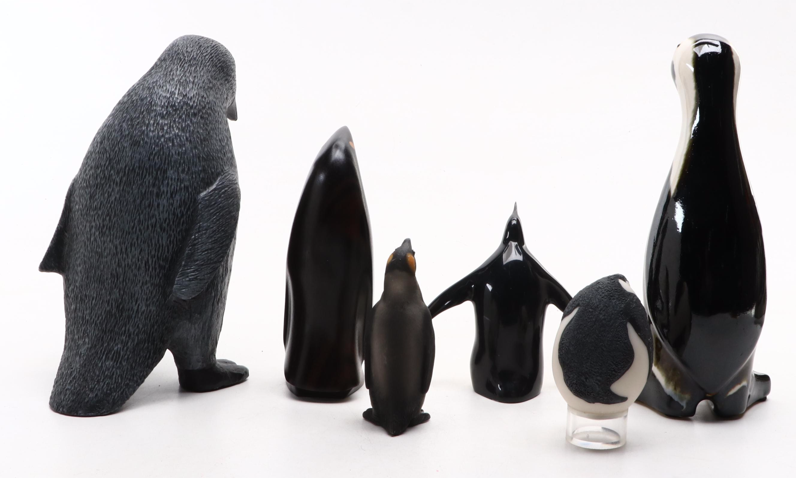 Penguin Figurines with Third Printing "Penguins" by Roger Tory Peterson