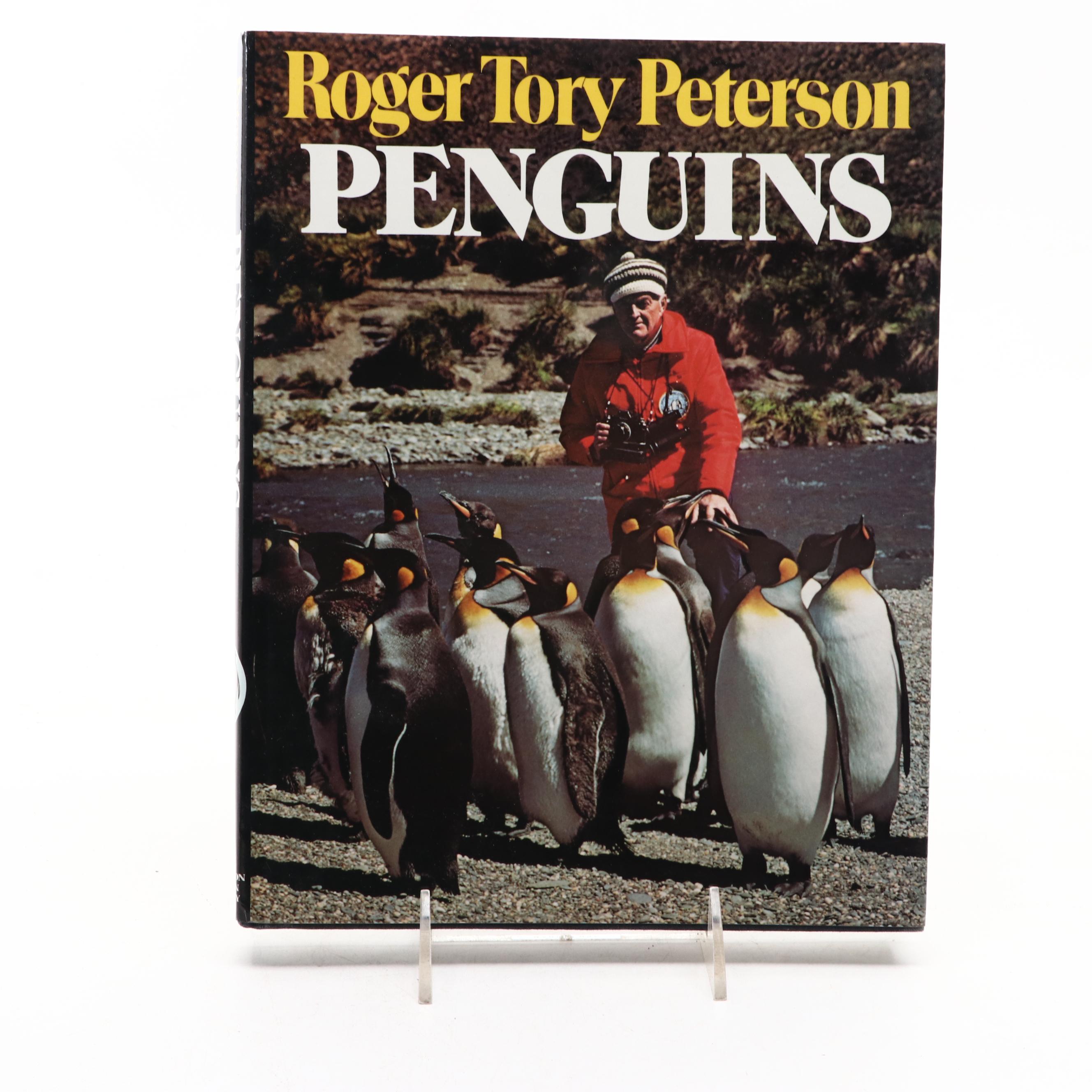 Penguin Figurines with Third Printing "Penguins" by Roger Tory Peterson