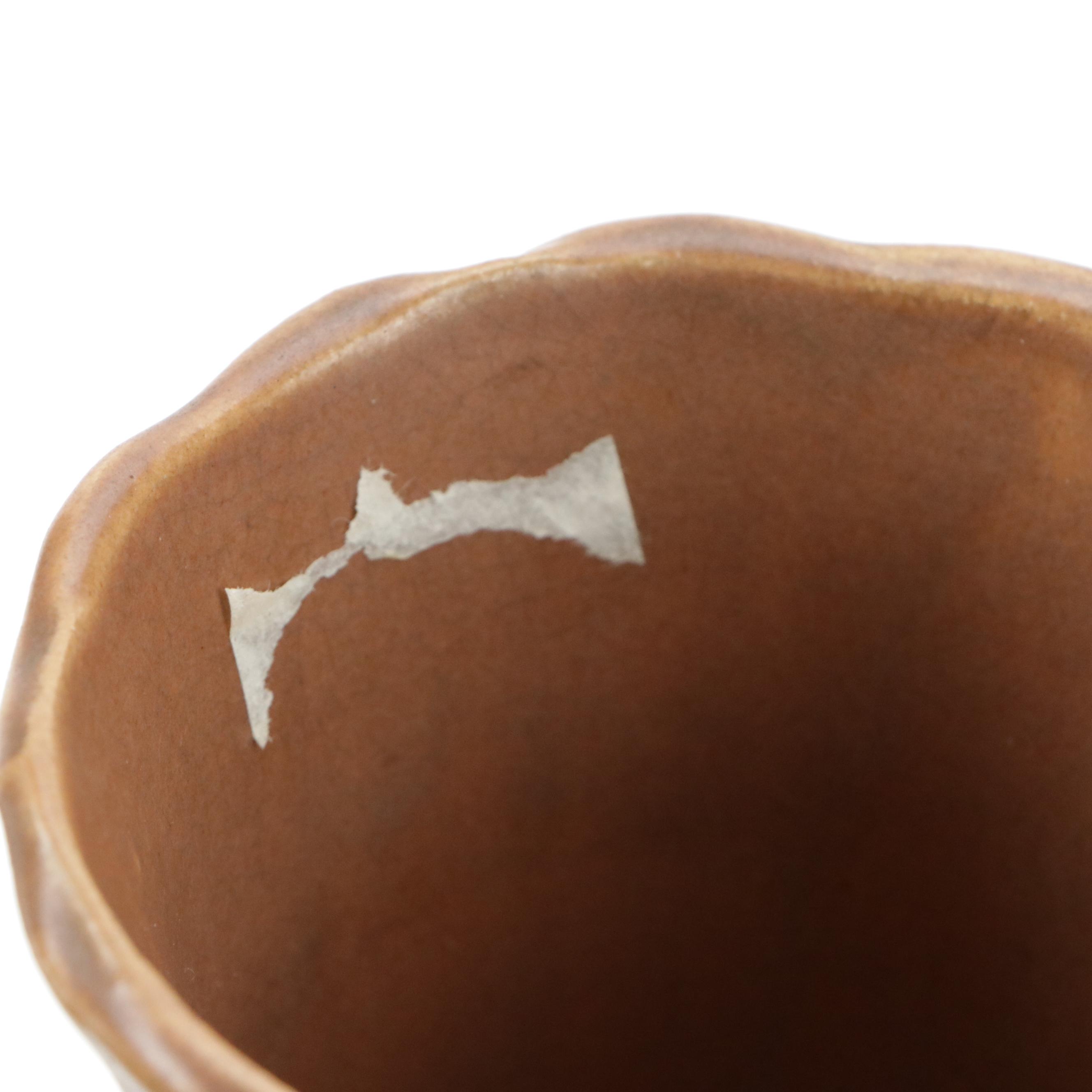 McCoy Art Pottery Cornucopia Vase with Other Ceramic and Metal Décor