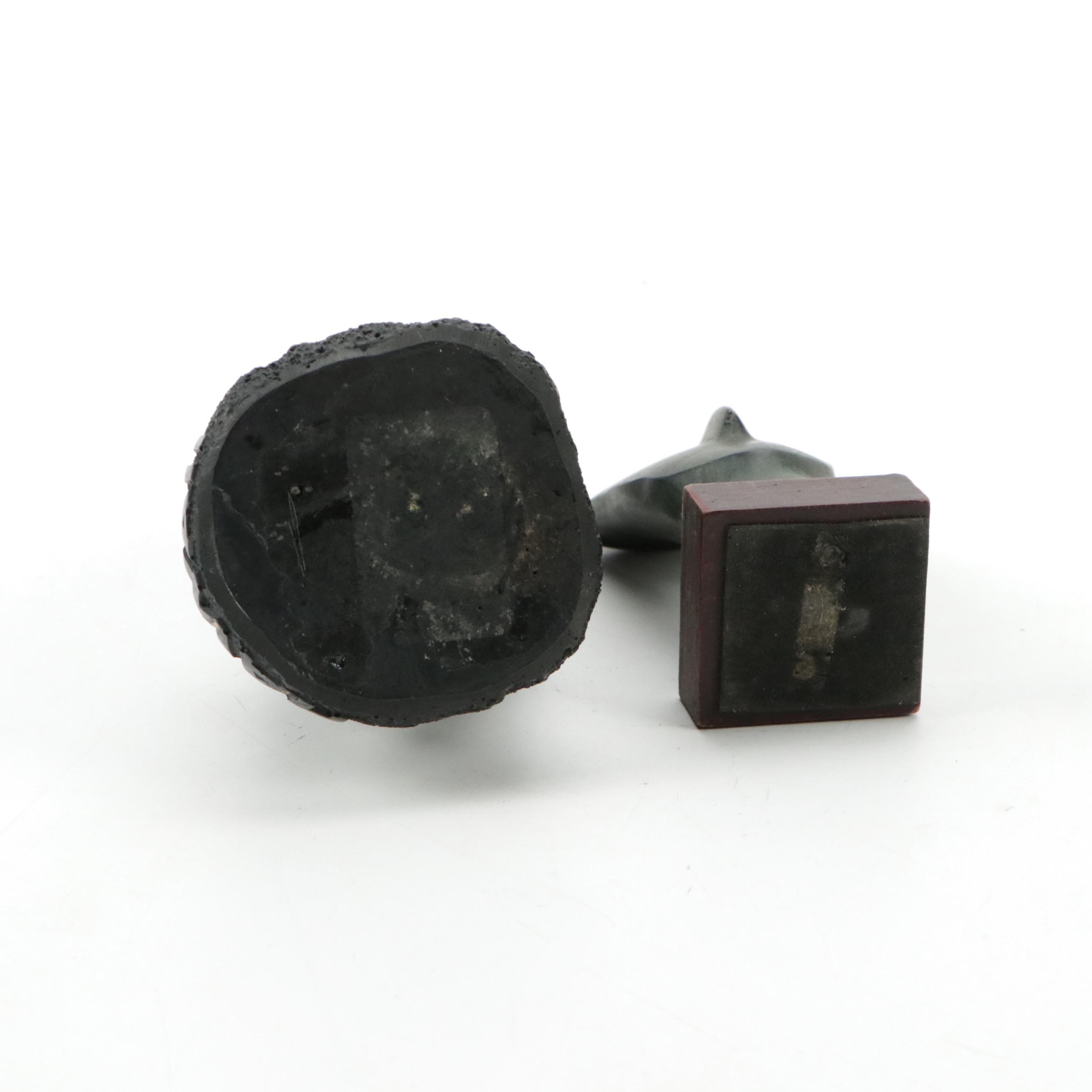 McCoy Art Pottery Cornucopia Vase with Other Ceramic and Metal Décor