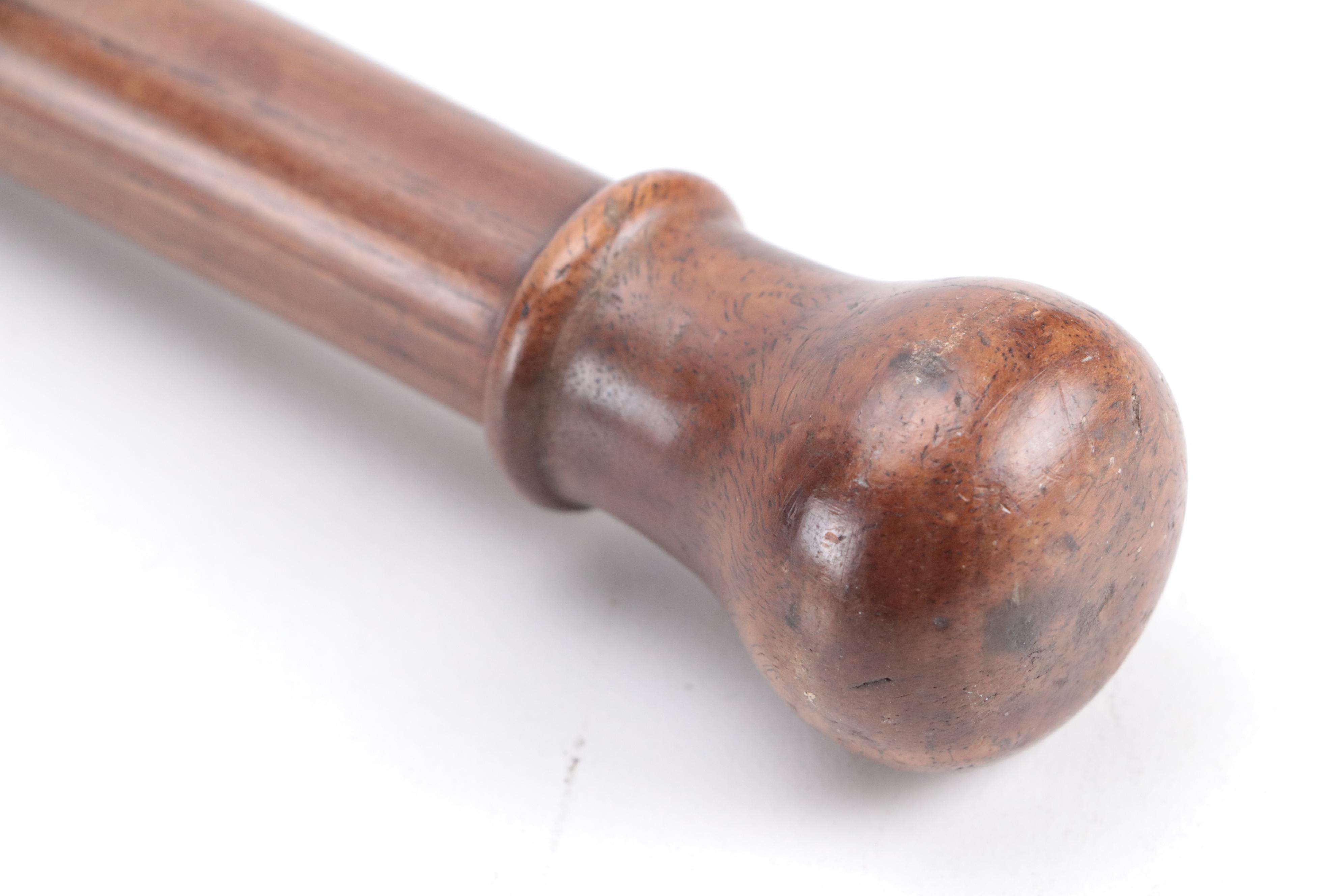 Aesthetic Sterling Handled Cane, Walking Stick with Hidden Fishing Rod, More