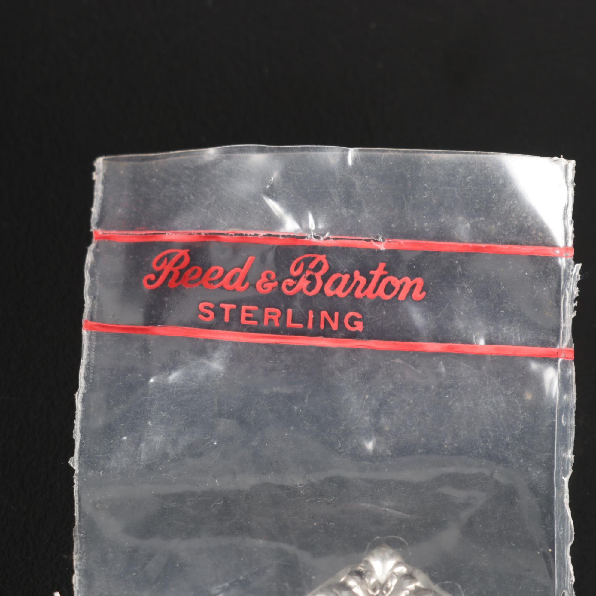 Reed & Barton Sterling "Francis I" Teaspoons With Double Facet-Bead Stem Crystal