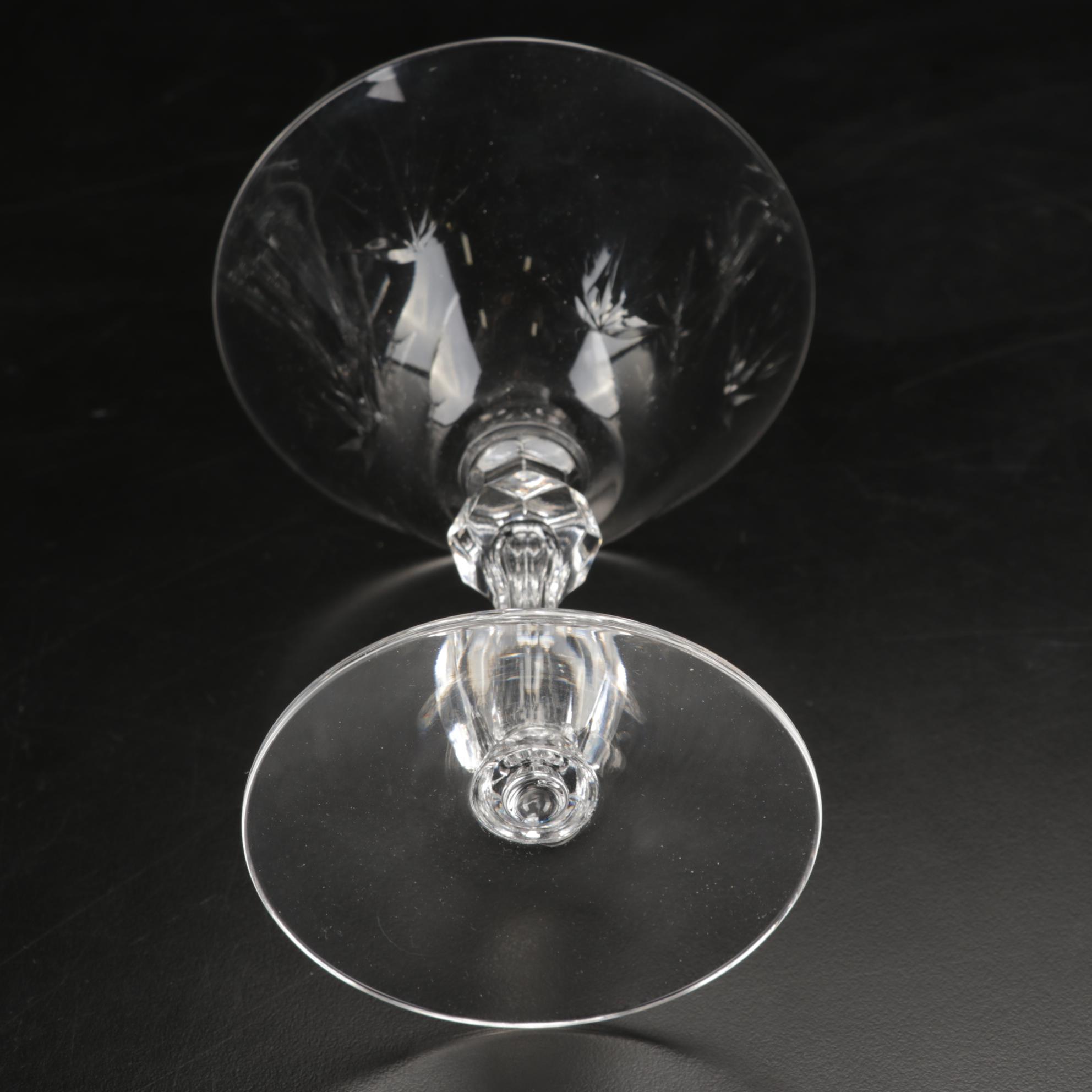 Reed & Barton Sterling "Francis I" Teaspoons With Double Facet-Bead Stem Crystal