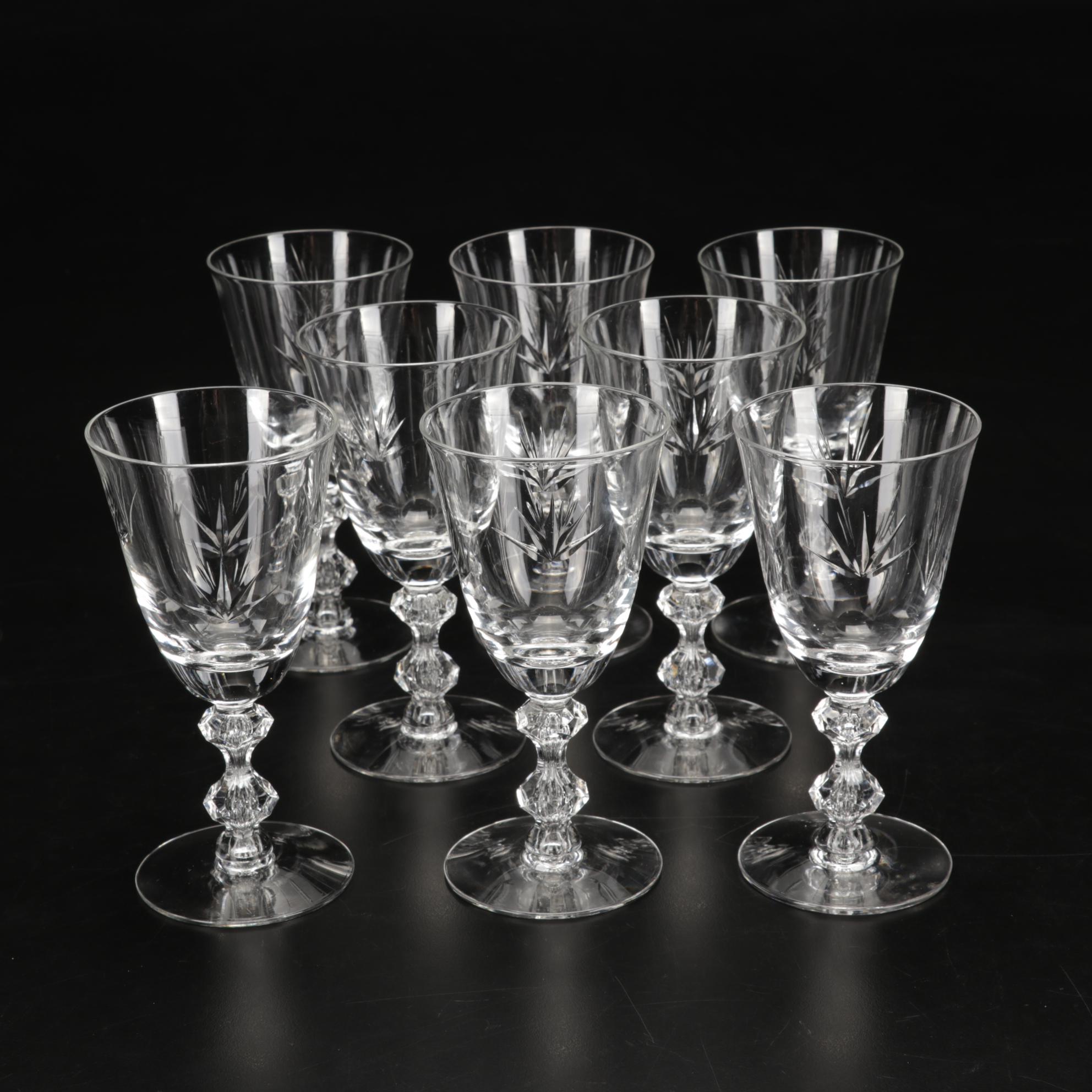 Reed & Barton Sterling "Francis I" Teaspoons With Double Facet-Bead Stem Crystal