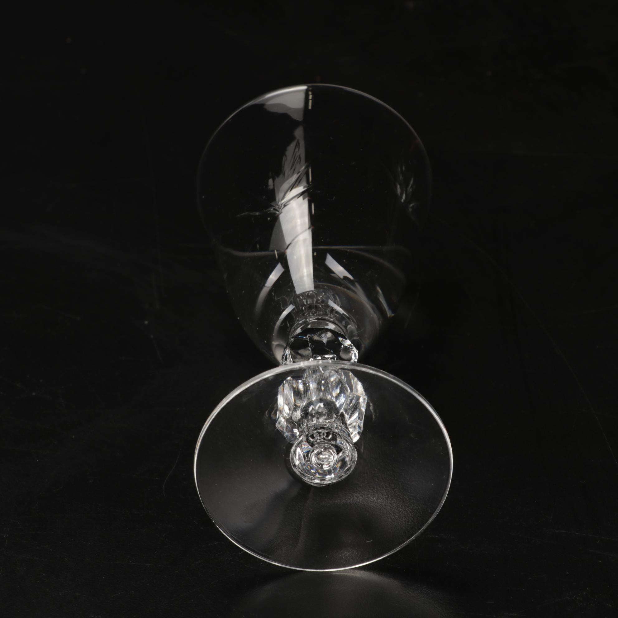 Reed & Barton Sterling "Francis I" Teaspoons With Double Facet-Bead Stem Crystal