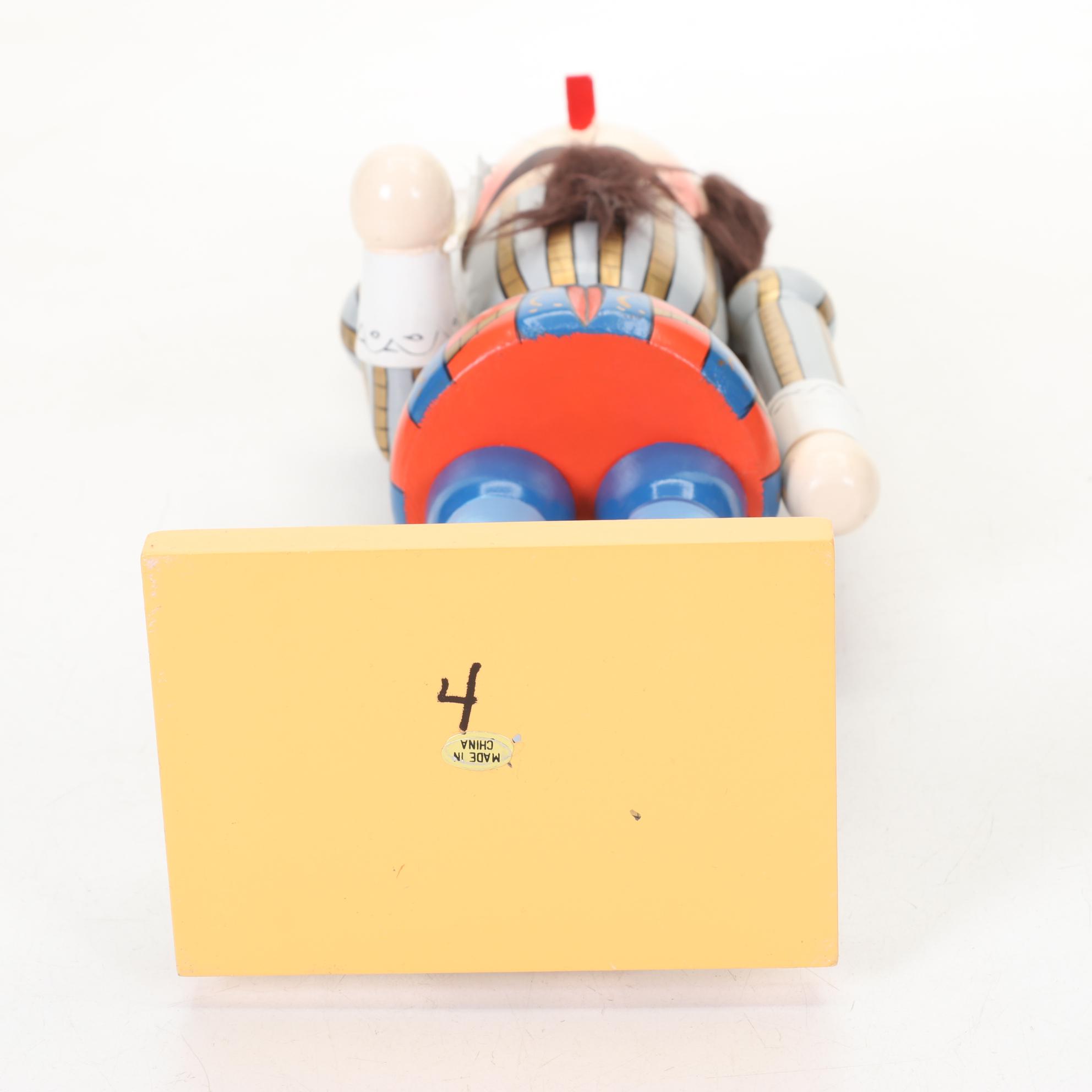 Three Bombay Co. Wooden Nutcrackers Featuring "Shakespeare"