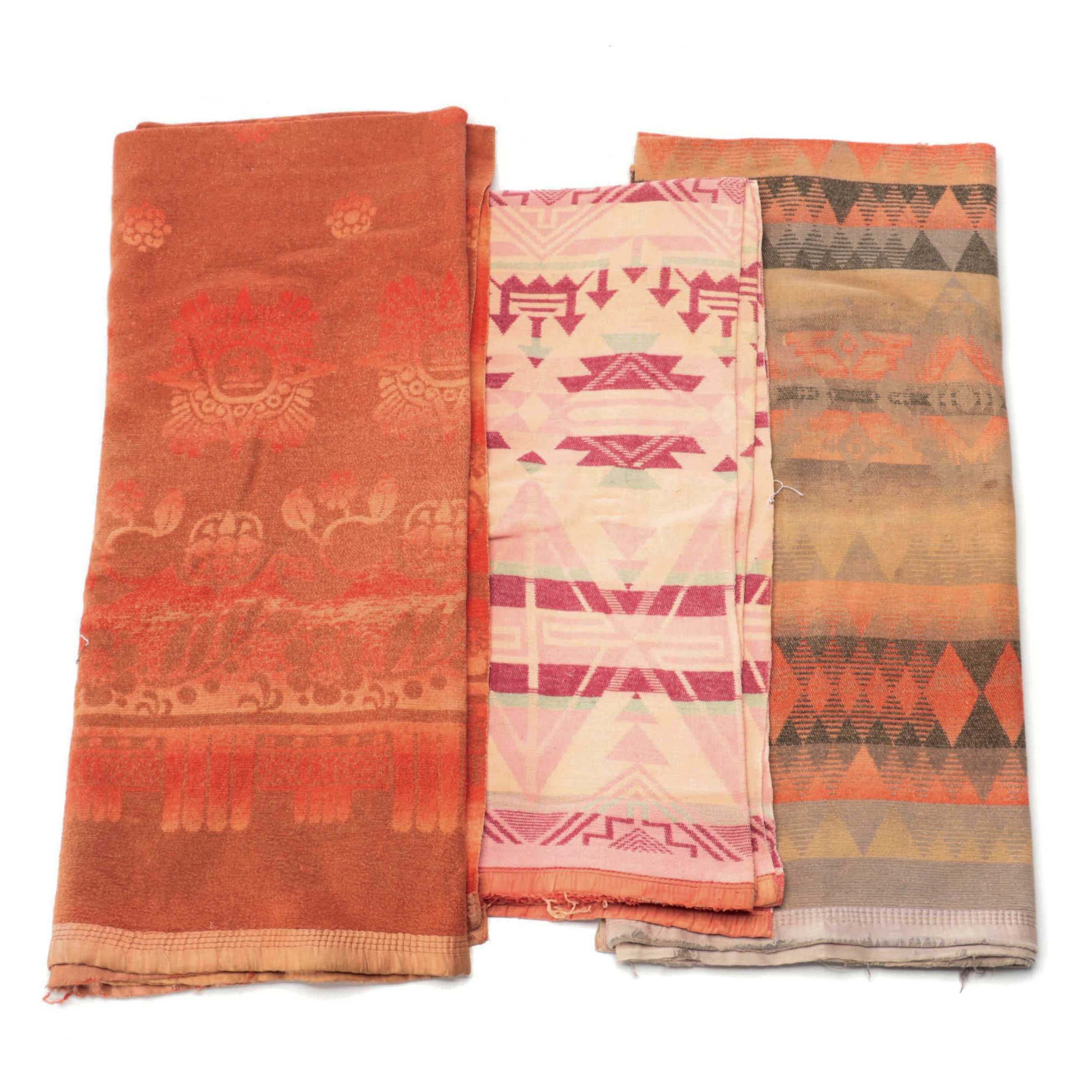 Handwoven Peruvian Wool Throw Blankets