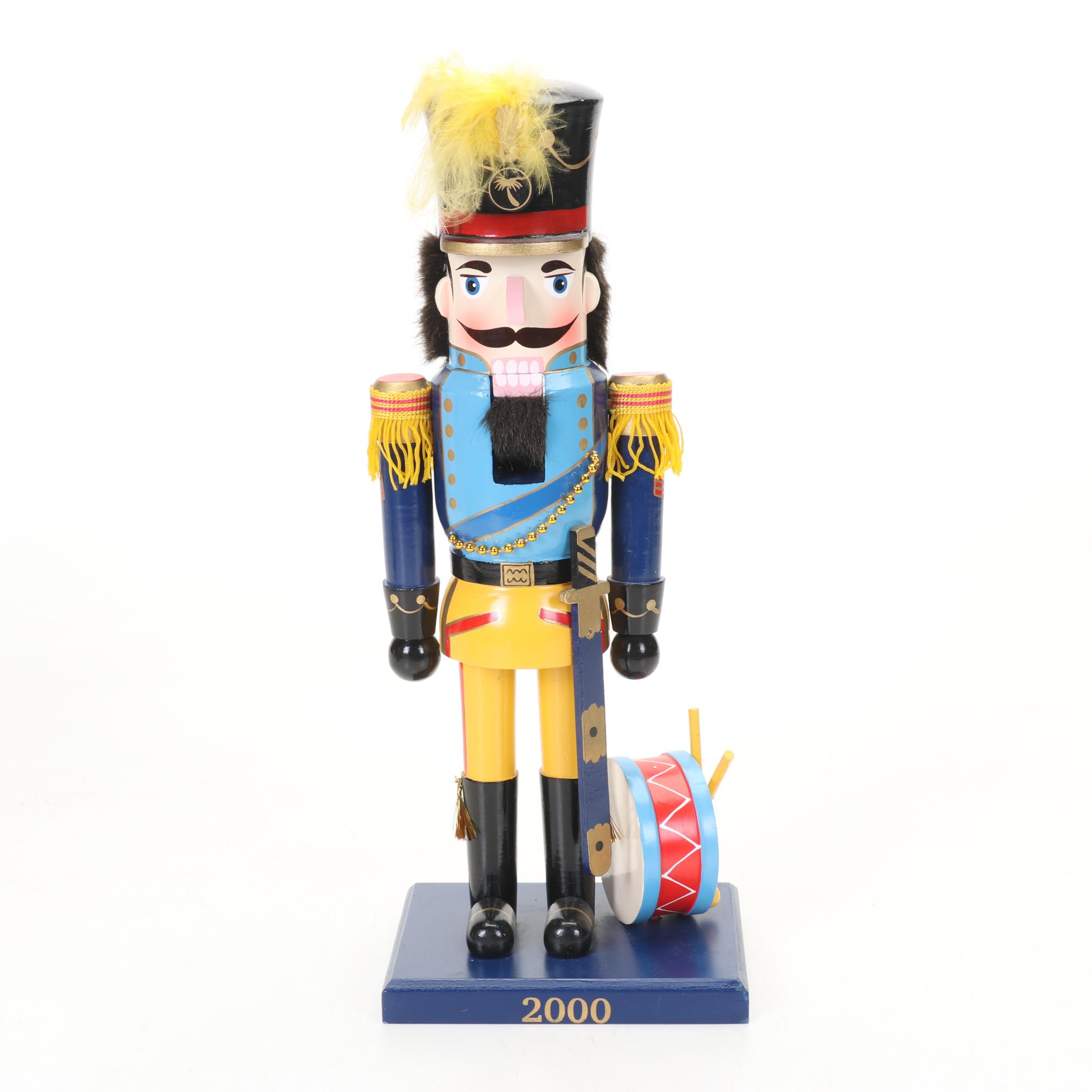 Three Bombay Co. Wooden Nutcrackers Featuring "Shakespeare"