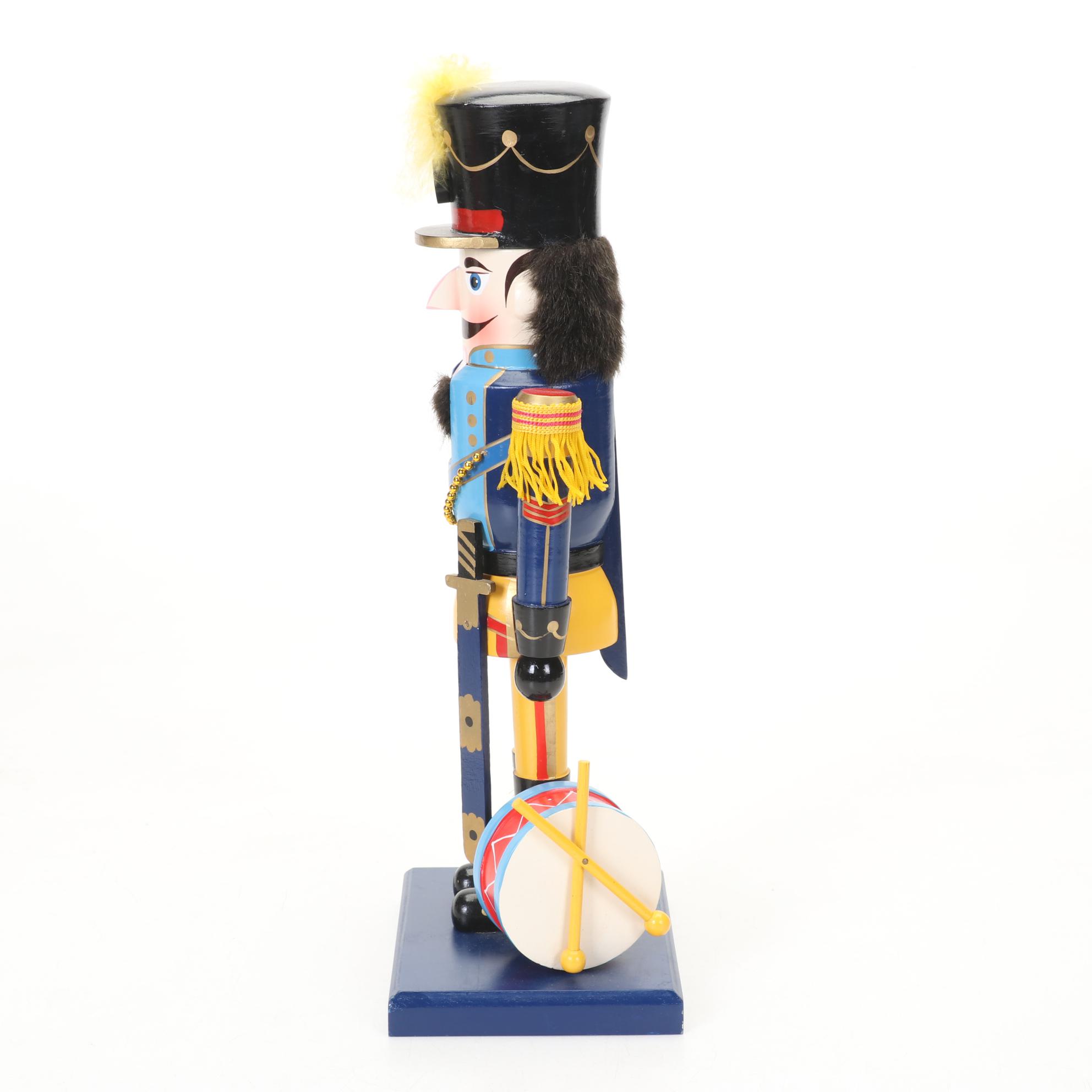 Three Bombay Co. Wooden Nutcrackers Featuring "Shakespeare"