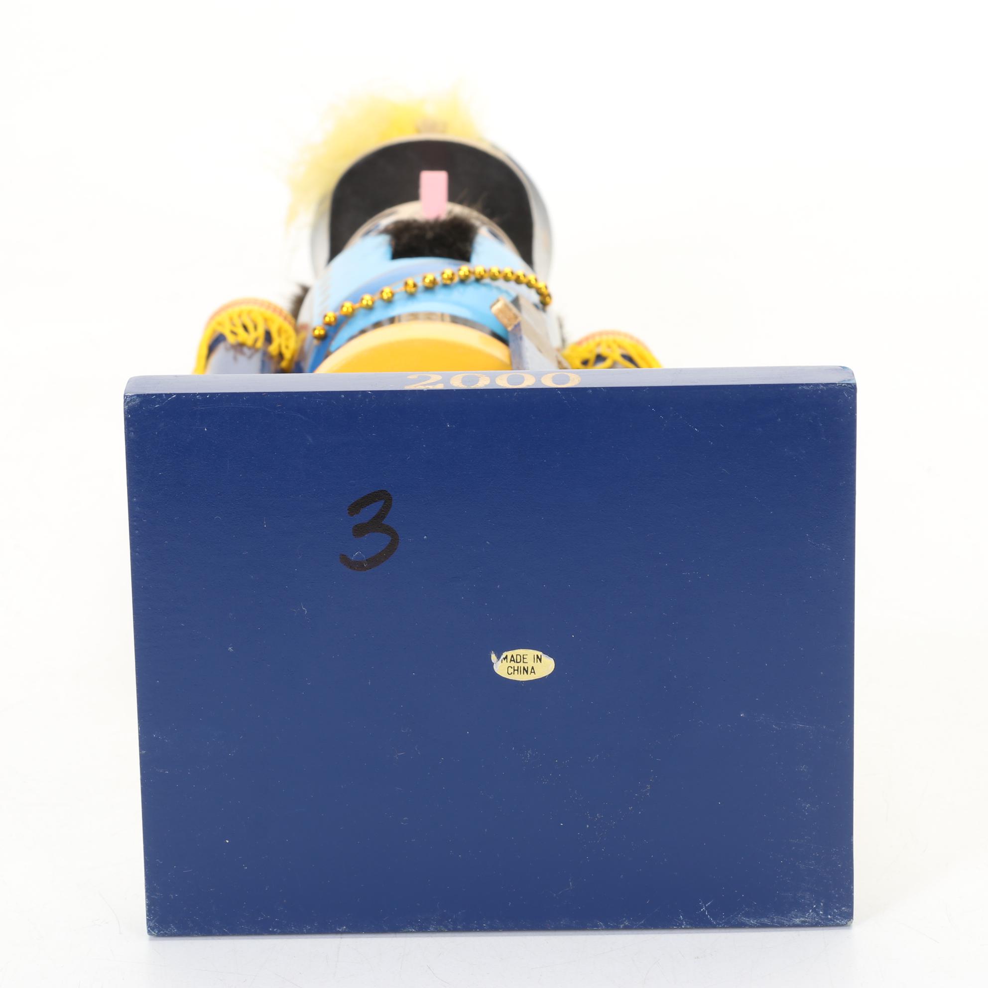 Three Bombay Co. Wooden Nutcrackers Featuring "Shakespeare"