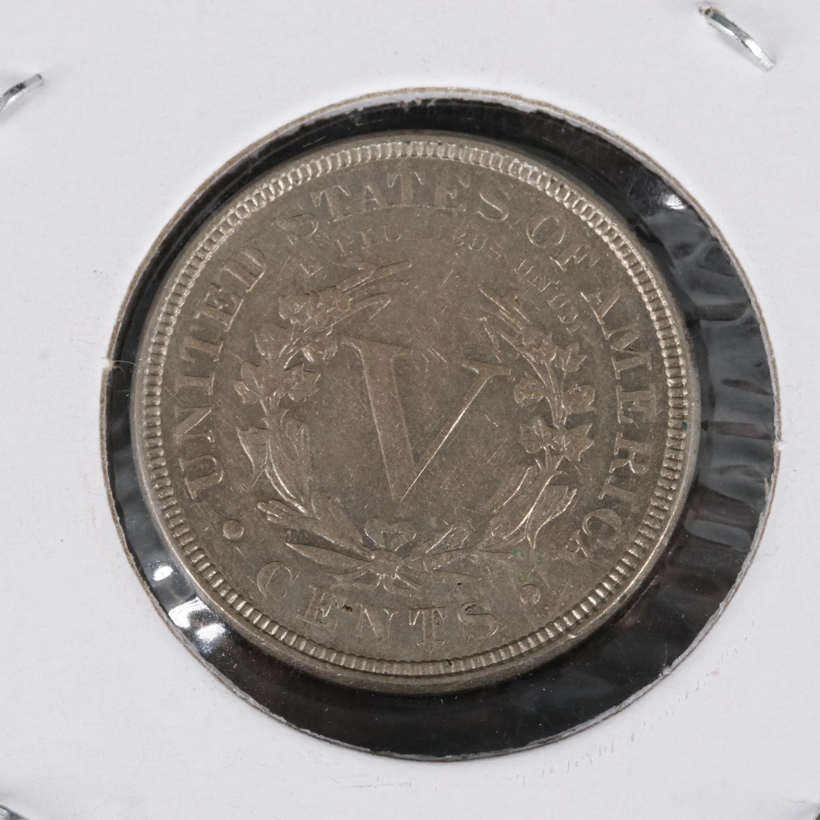 Key Date 1886 Liberty Head "V" Nickel