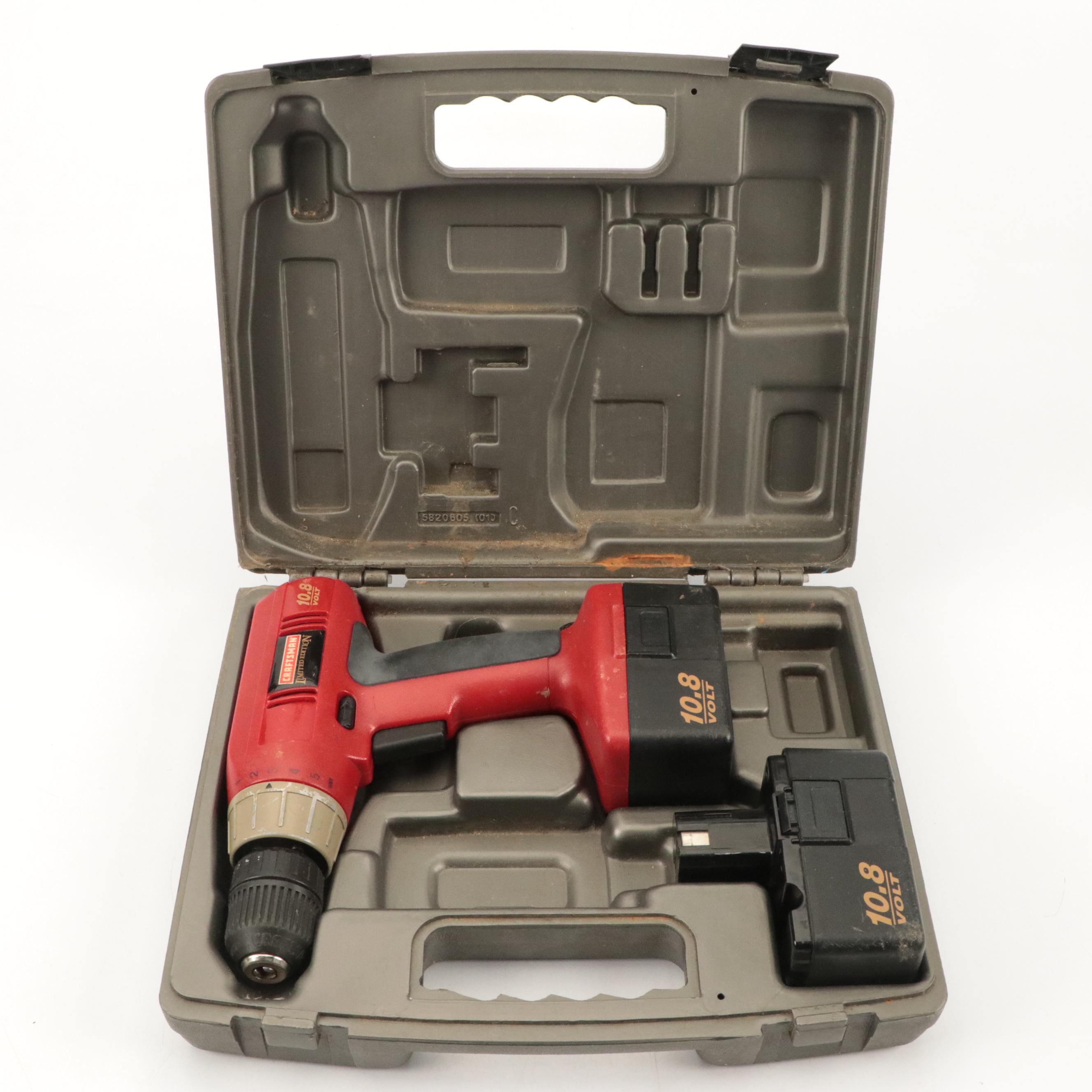 Craftsman Ltd Edition 10.8 Volt Cordless Drill with Other Drill and Bits