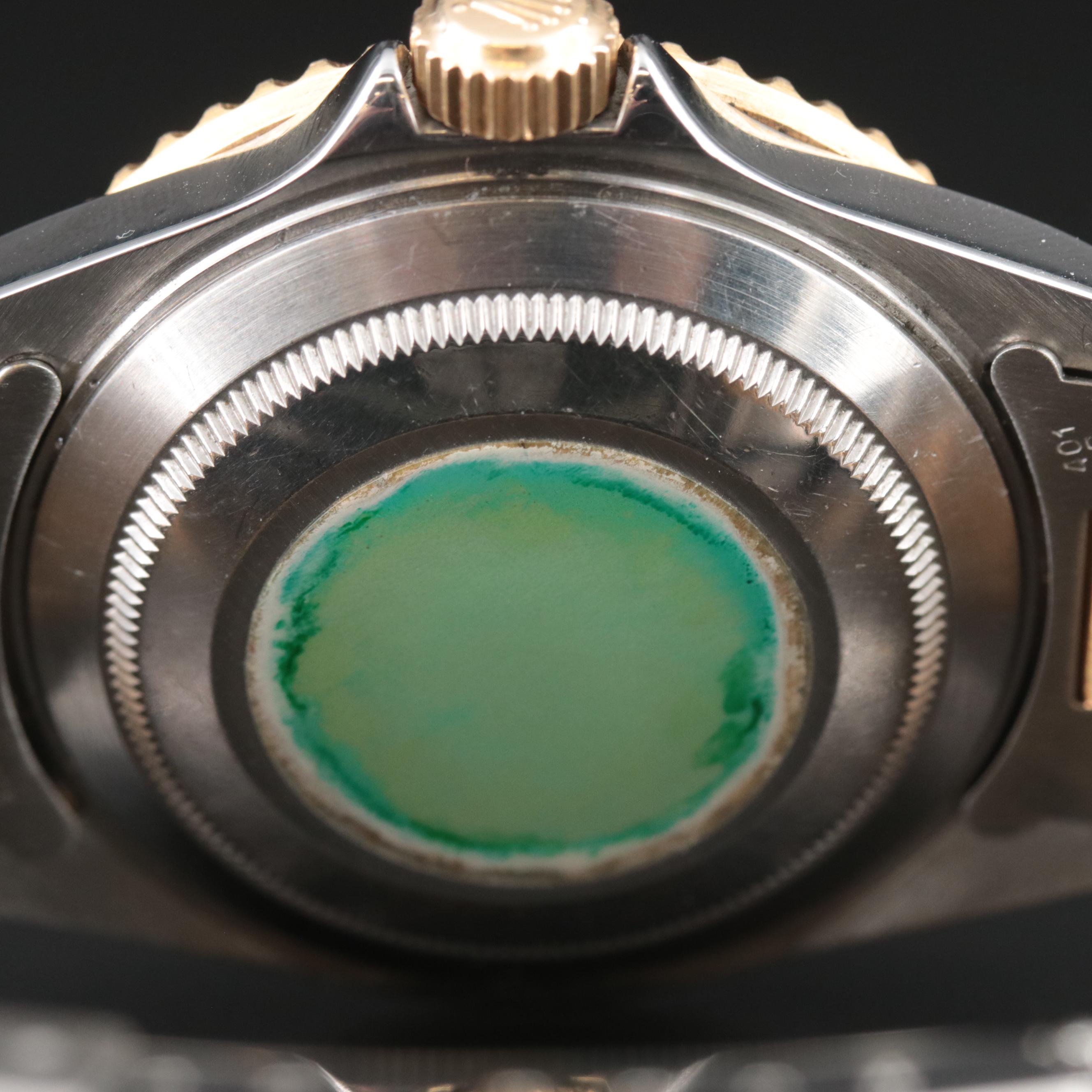 1991 Rolex Submariner Black Dial Yellow Rolesor Watch