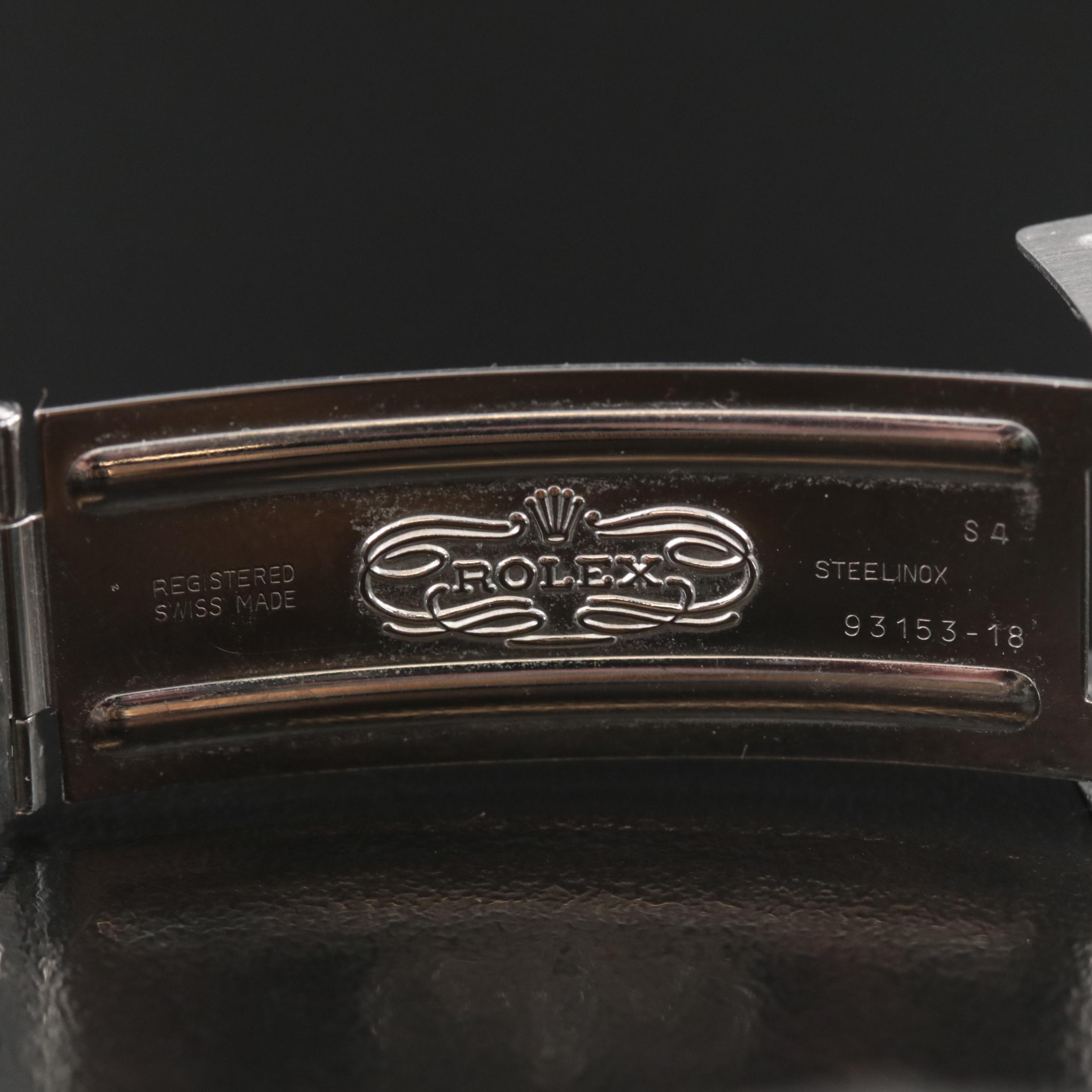 1991 Rolex Submariner Black Dial Yellow Rolesor Watch