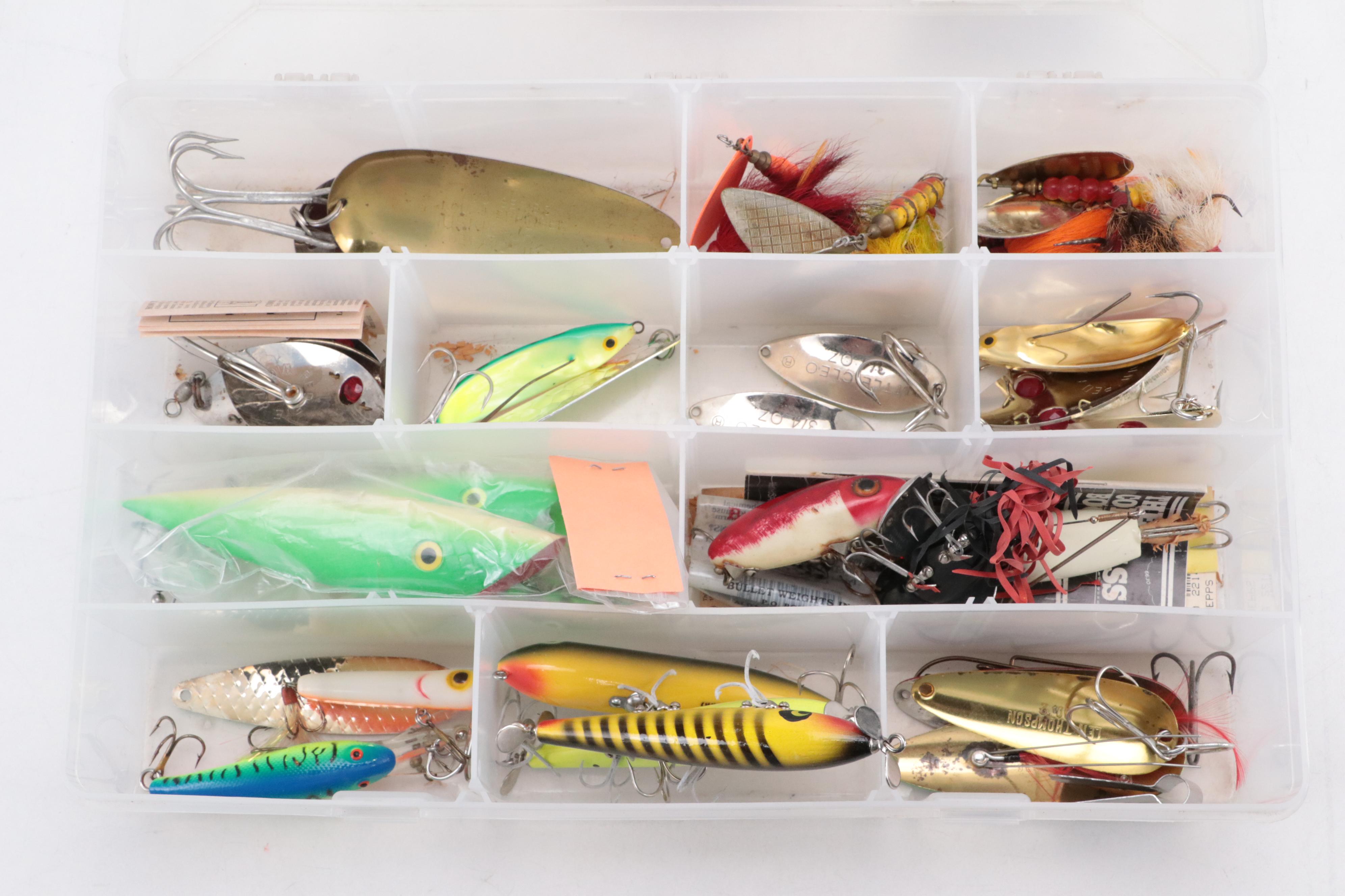 In-Fisherman and Shimano Plastic Bait Box with More Fishing Gear