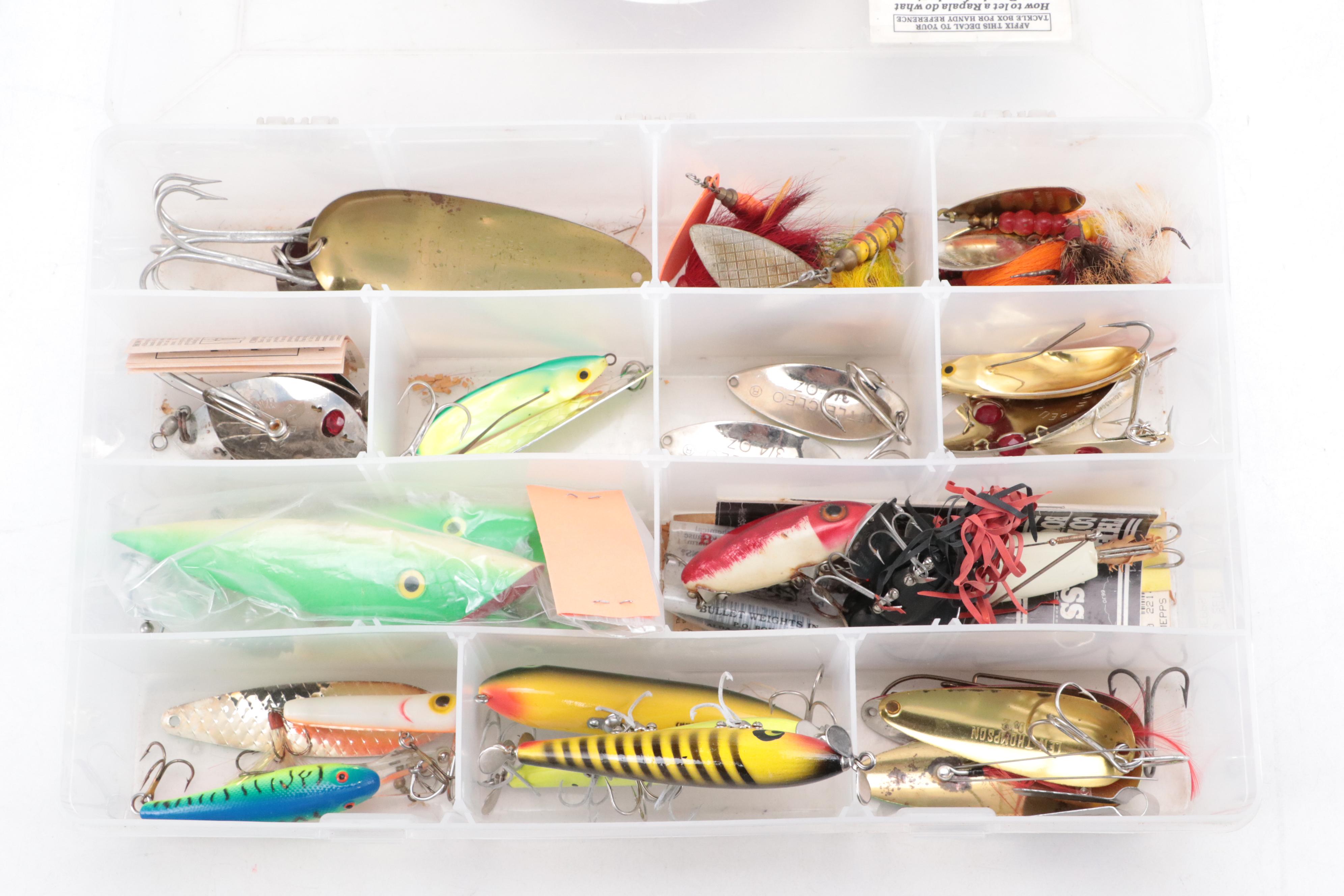 In-Fisherman and Shimano Plastic Bait Box with More Fishing Gear