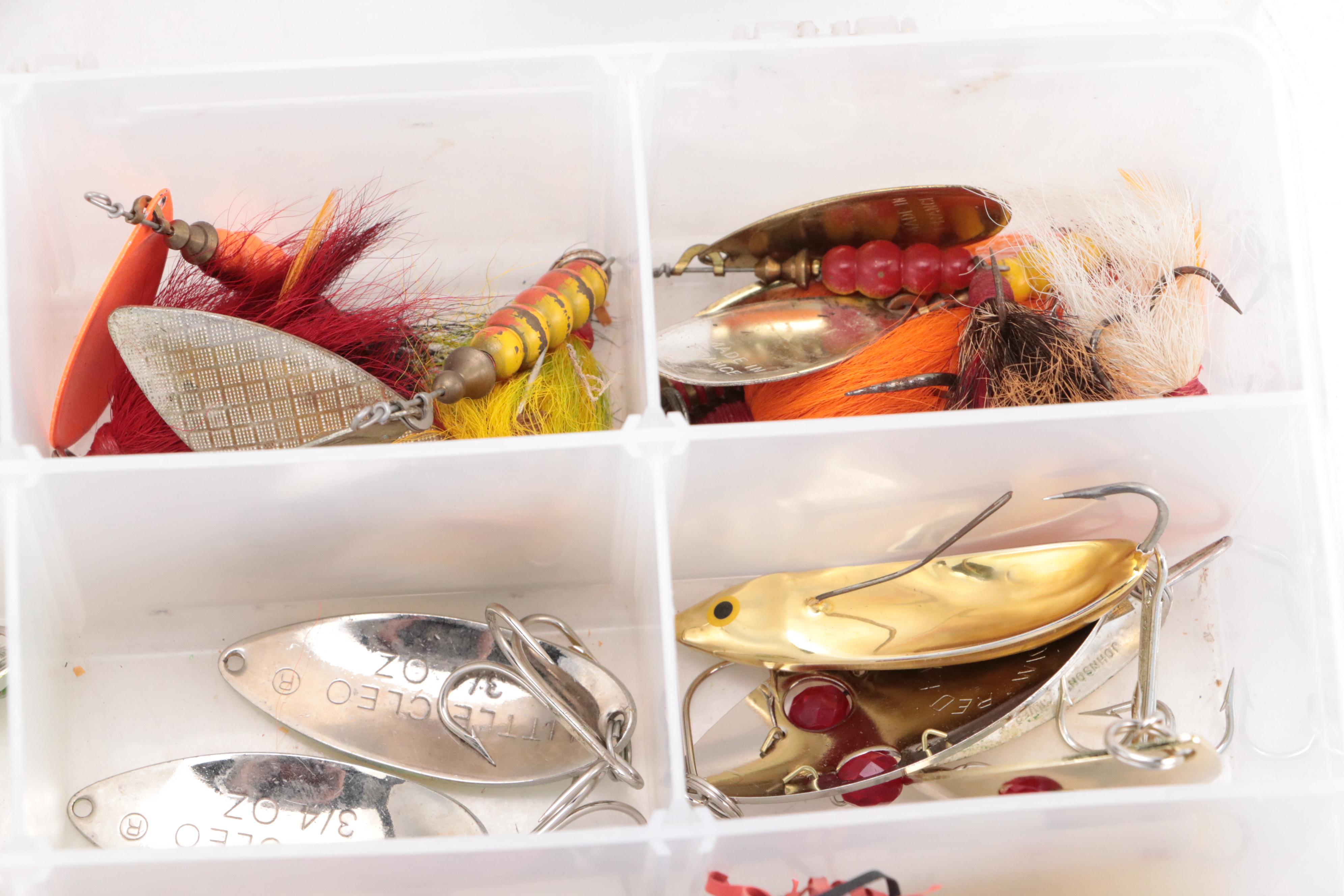 In-Fisherman and Shimano Plastic Bait Box with More Fishing Gear