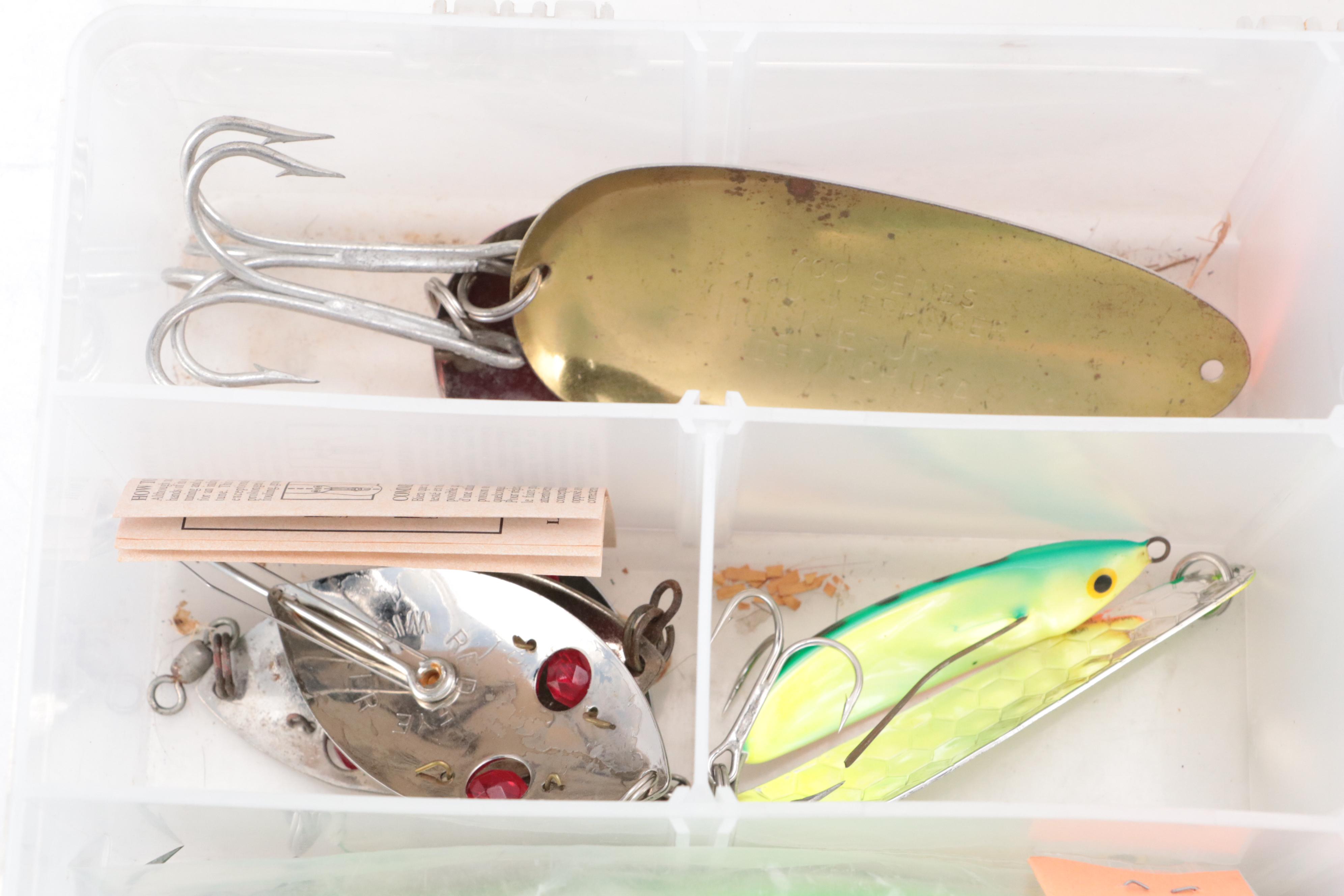 In-Fisherman and Shimano Plastic Bait Box with More Fishing Gear
