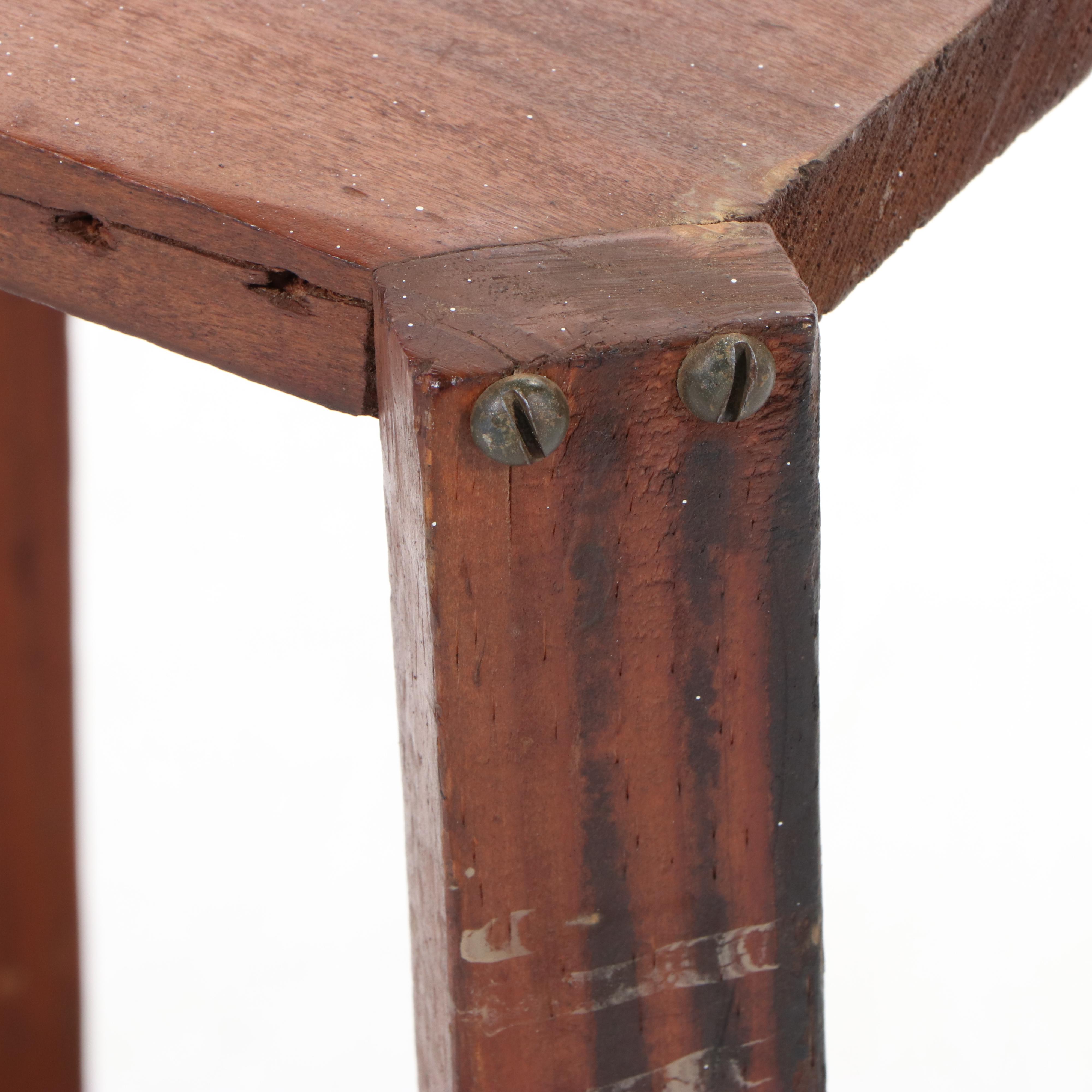 Paoli Chair Co. Mid Century Modern Maple Lounge Chair Plus Arts and Crafts Stand