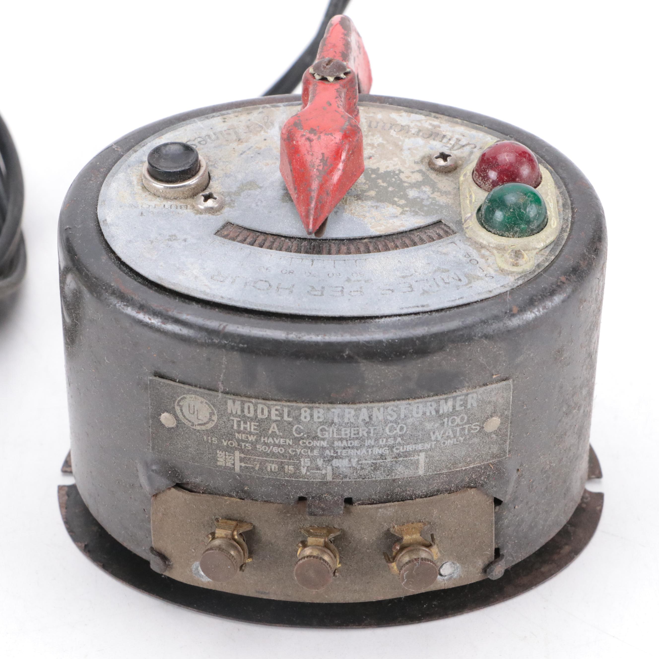 American Flyer O Gauge Locomotive and Tender with Boxcar, Tanker, and More