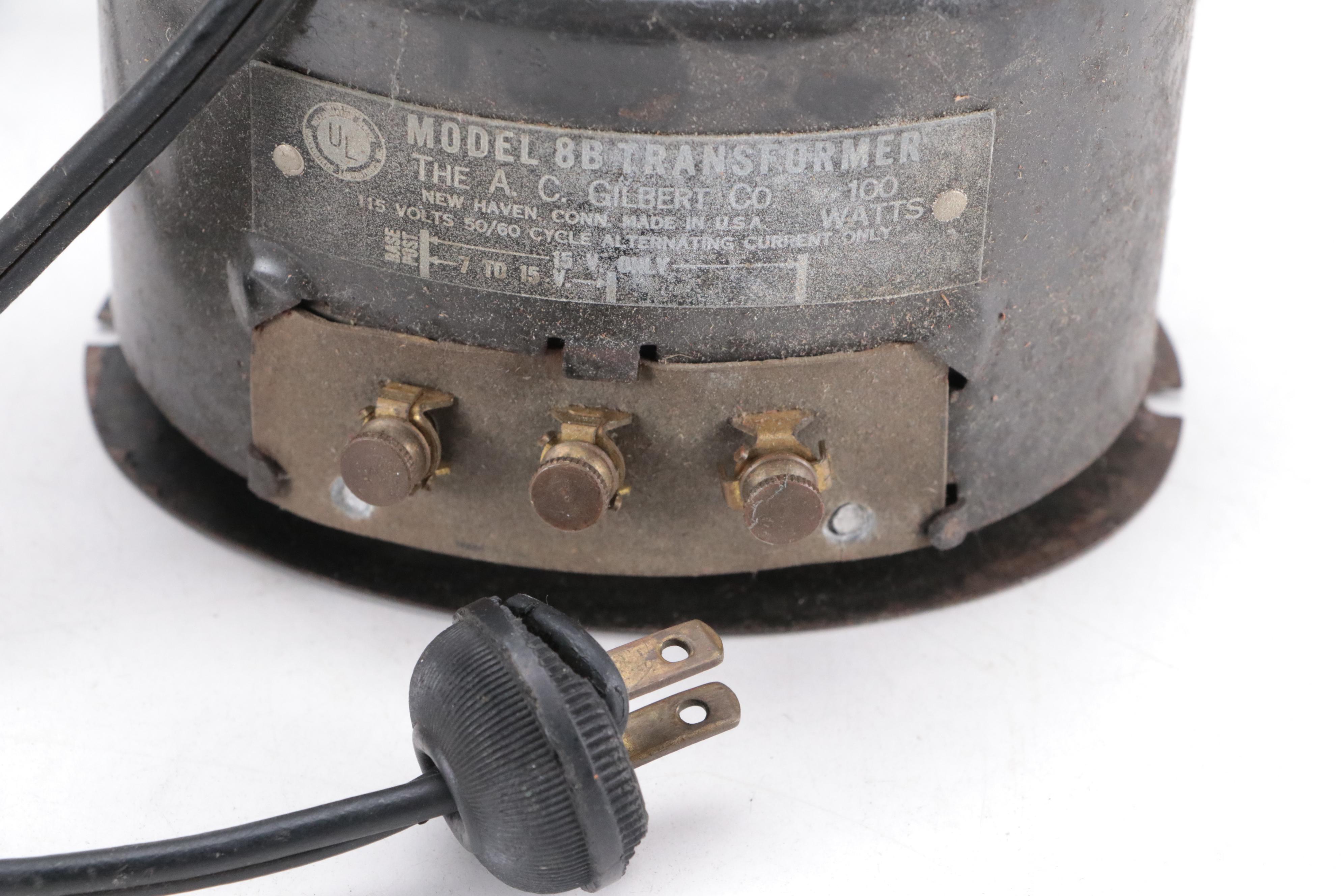 American Flyer O Gauge Locomotive and Tender with Boxcar, Tanker, and More