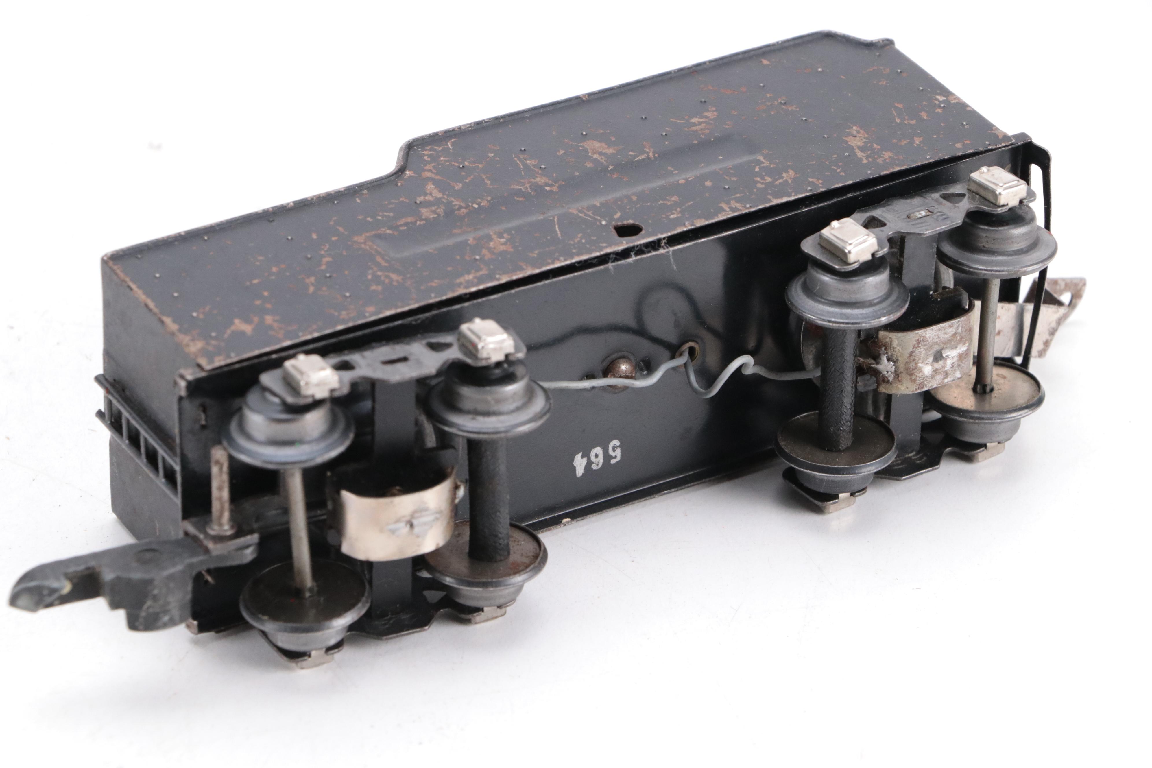 American Flyer O Gauge Locomotive and Tender with Boxcar, Tanker, and More