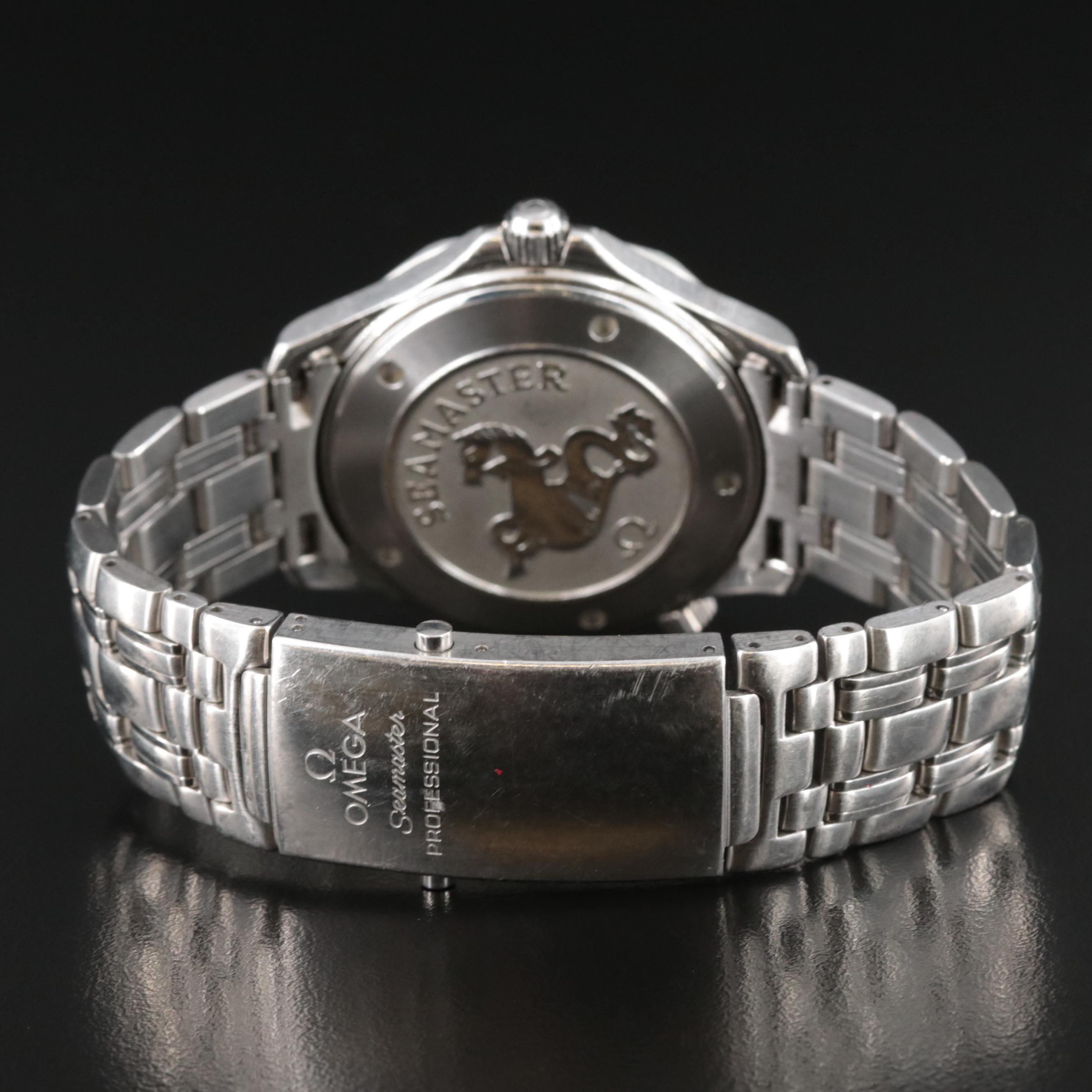 Omega Seamaster Professional 300M Black Wave Watch