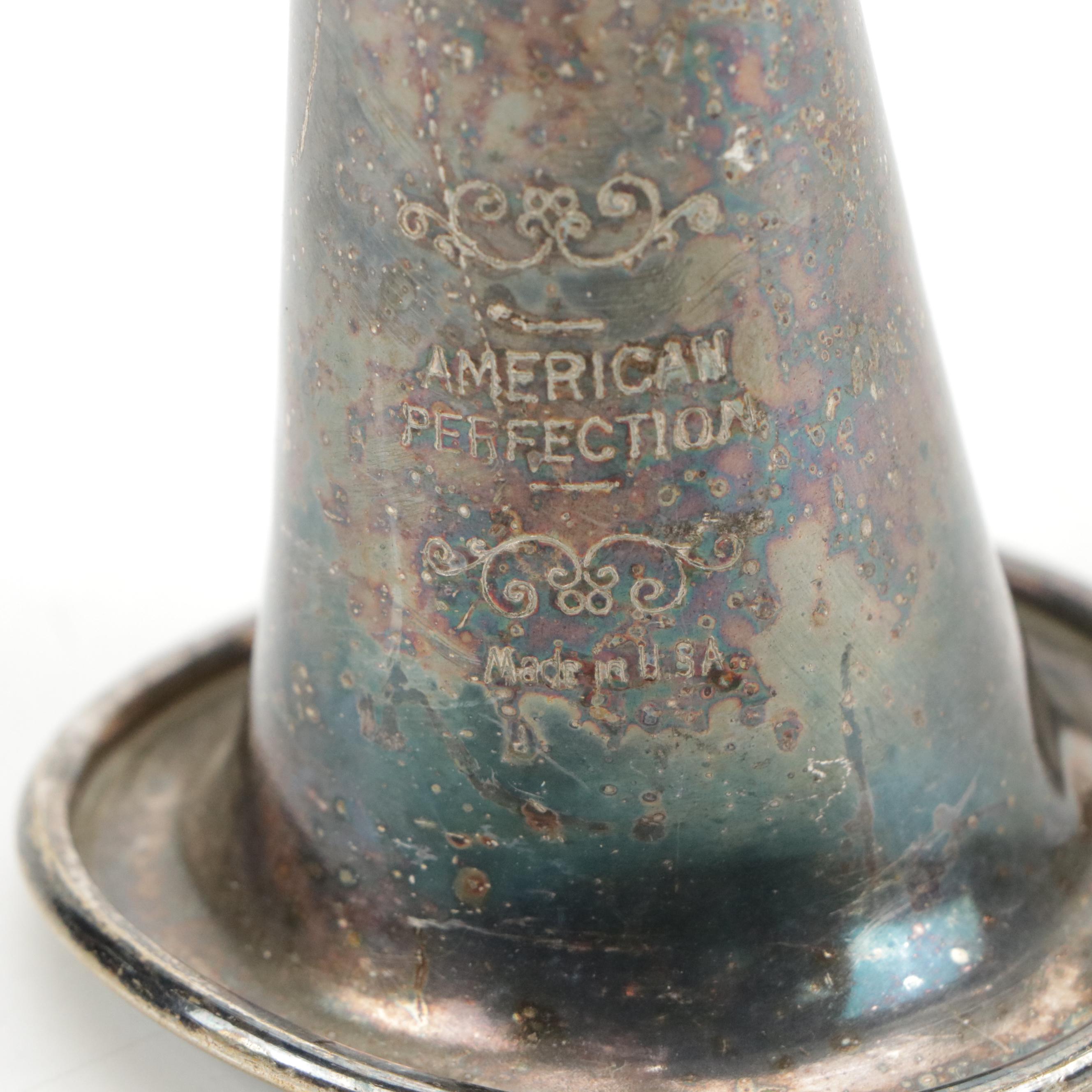 American Perfection Silver Plate Clarinet