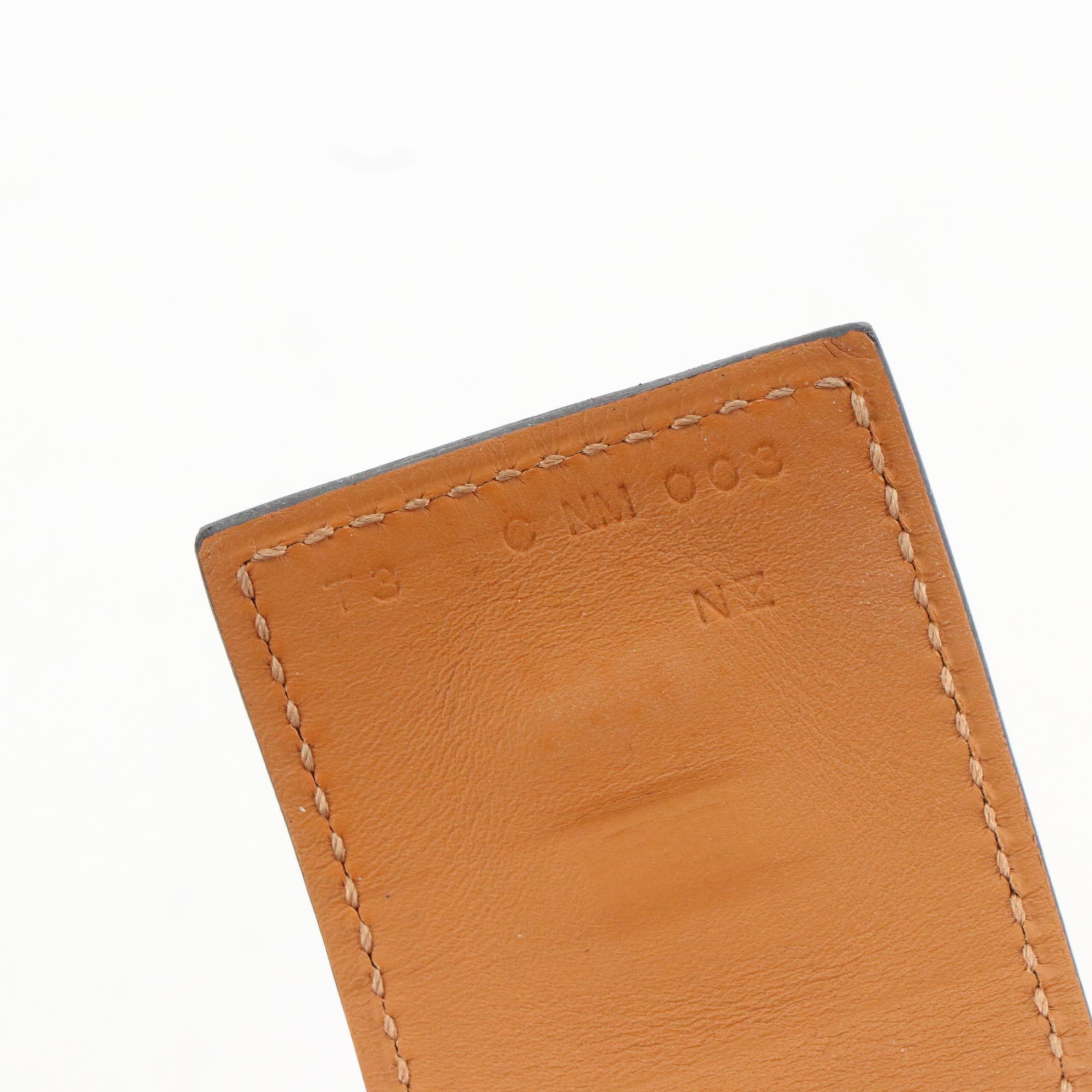 Hermès Collier de Chien Bracelet in Black Leather with Box