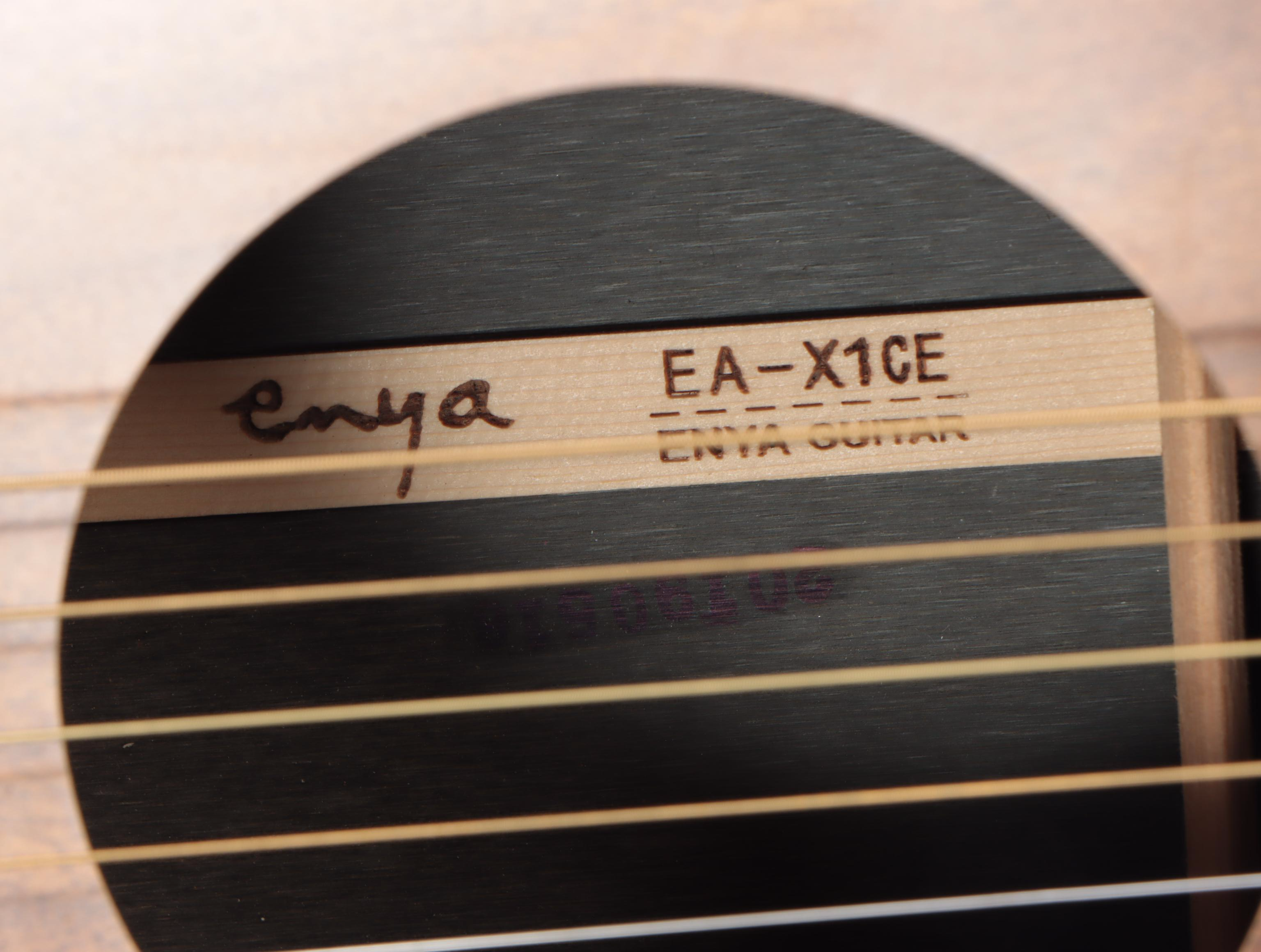 Enya EA-X1CE Right-Handed Koa Wood Acoustic-Electric Guitar