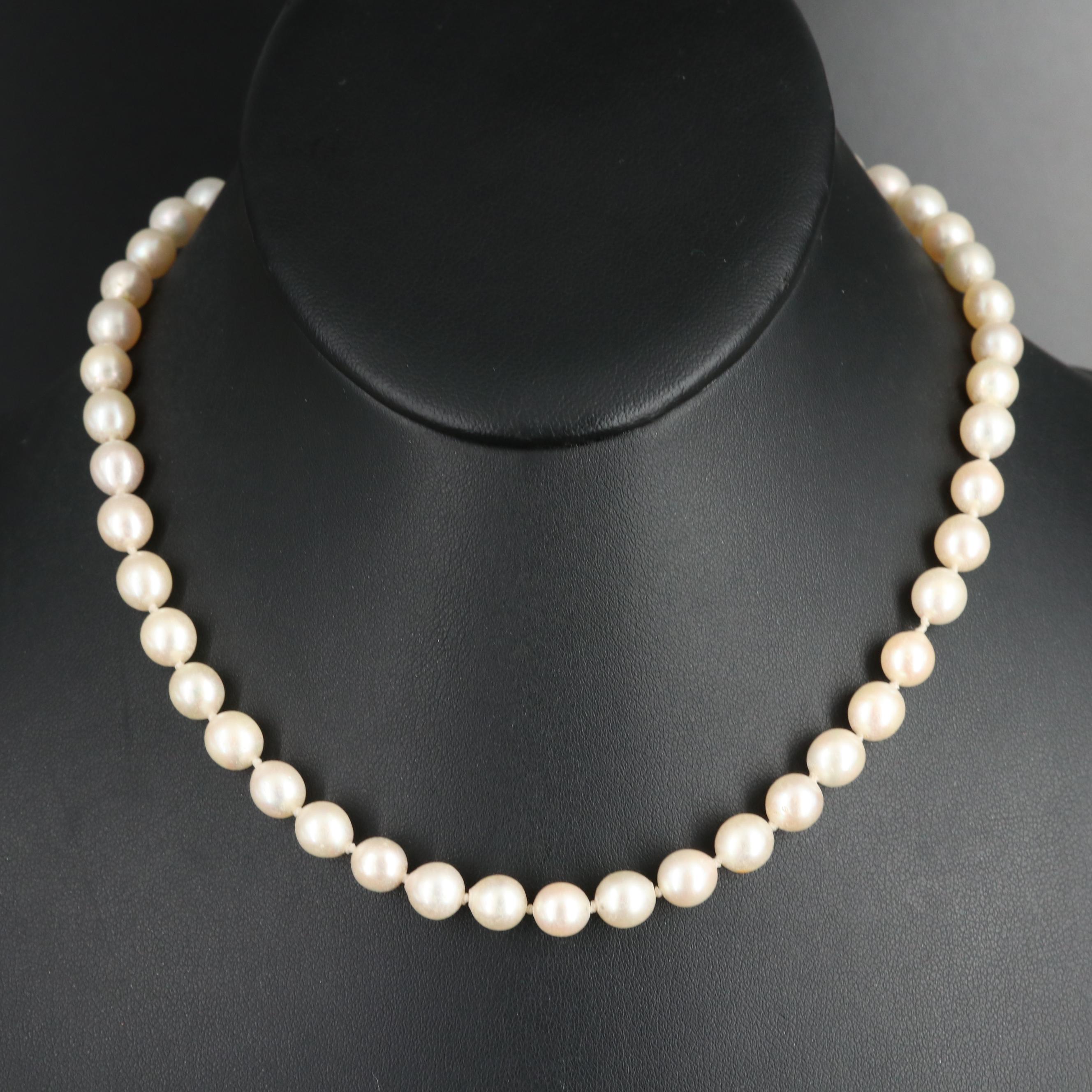 14K Pearl Necklace