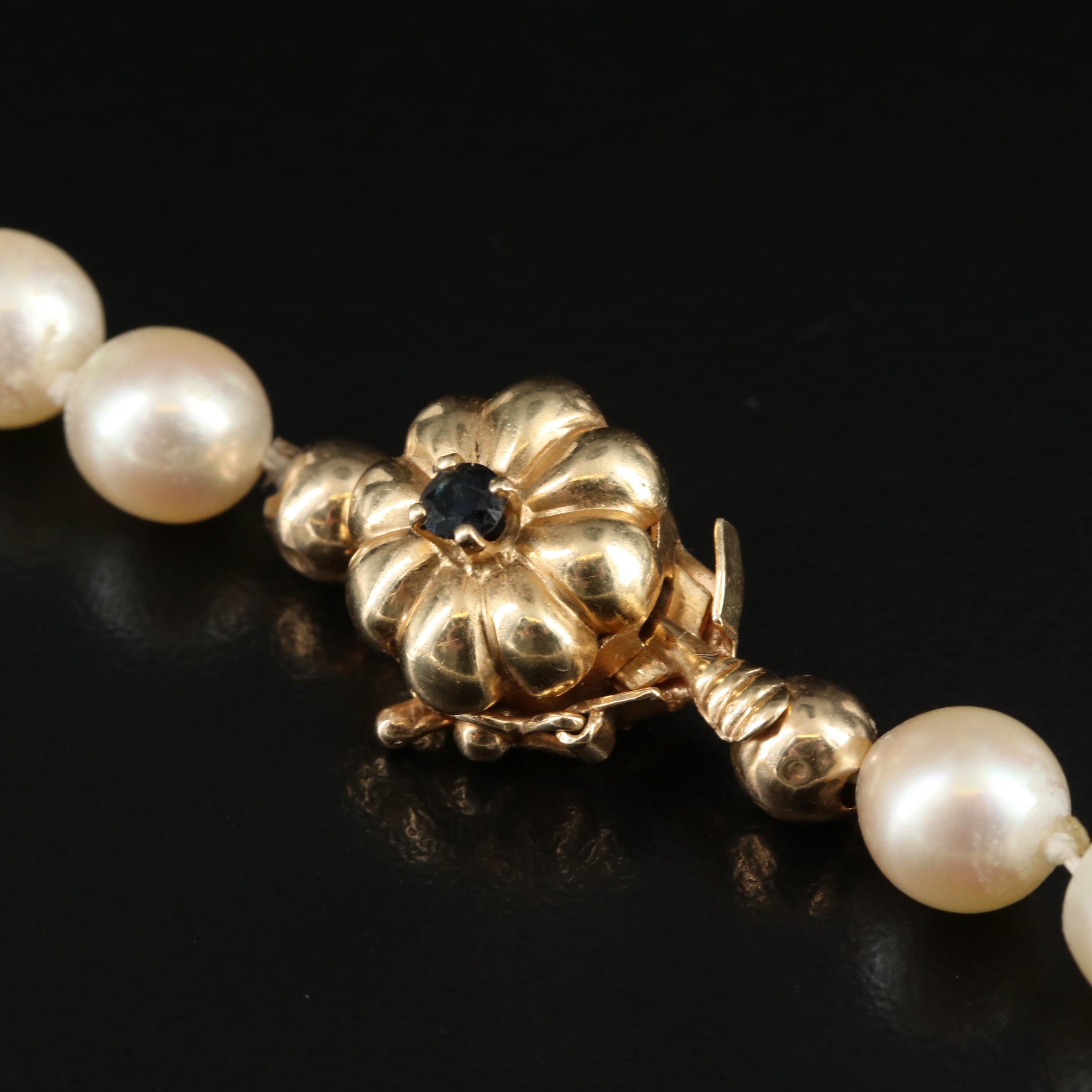 14K Pearl Necklace