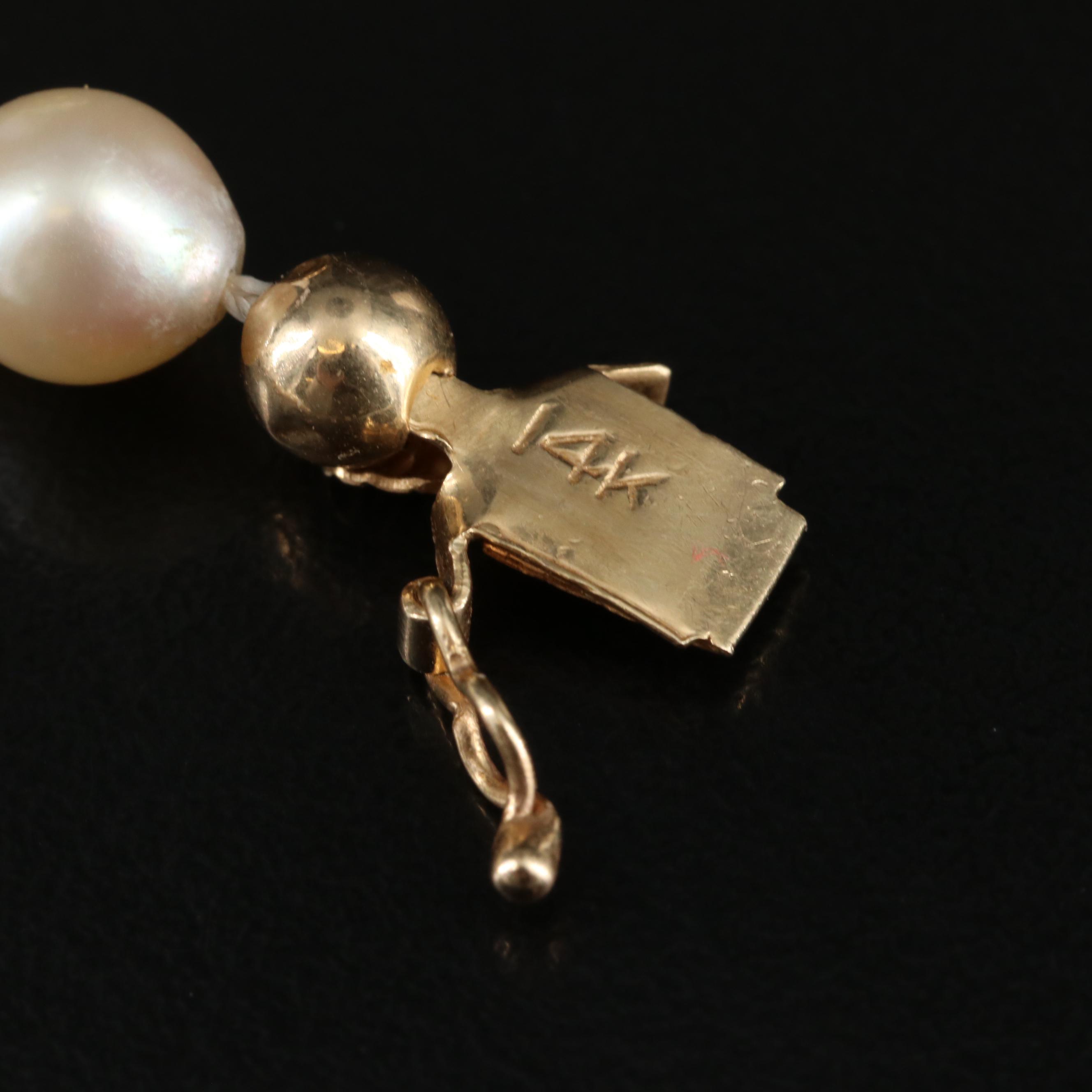 14K Pearl Necklace