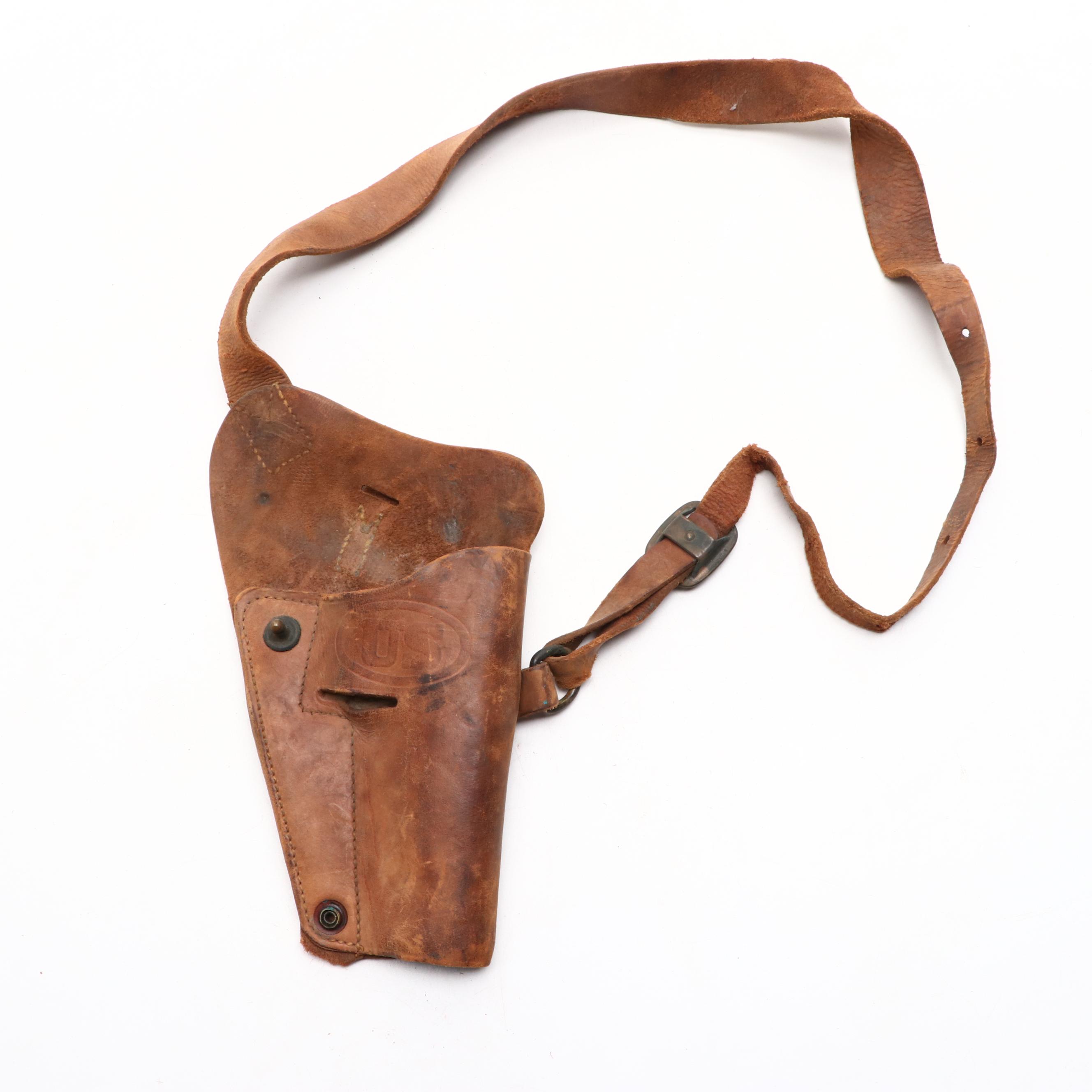 USMC Leather Colt Handgun Shoulder Holster