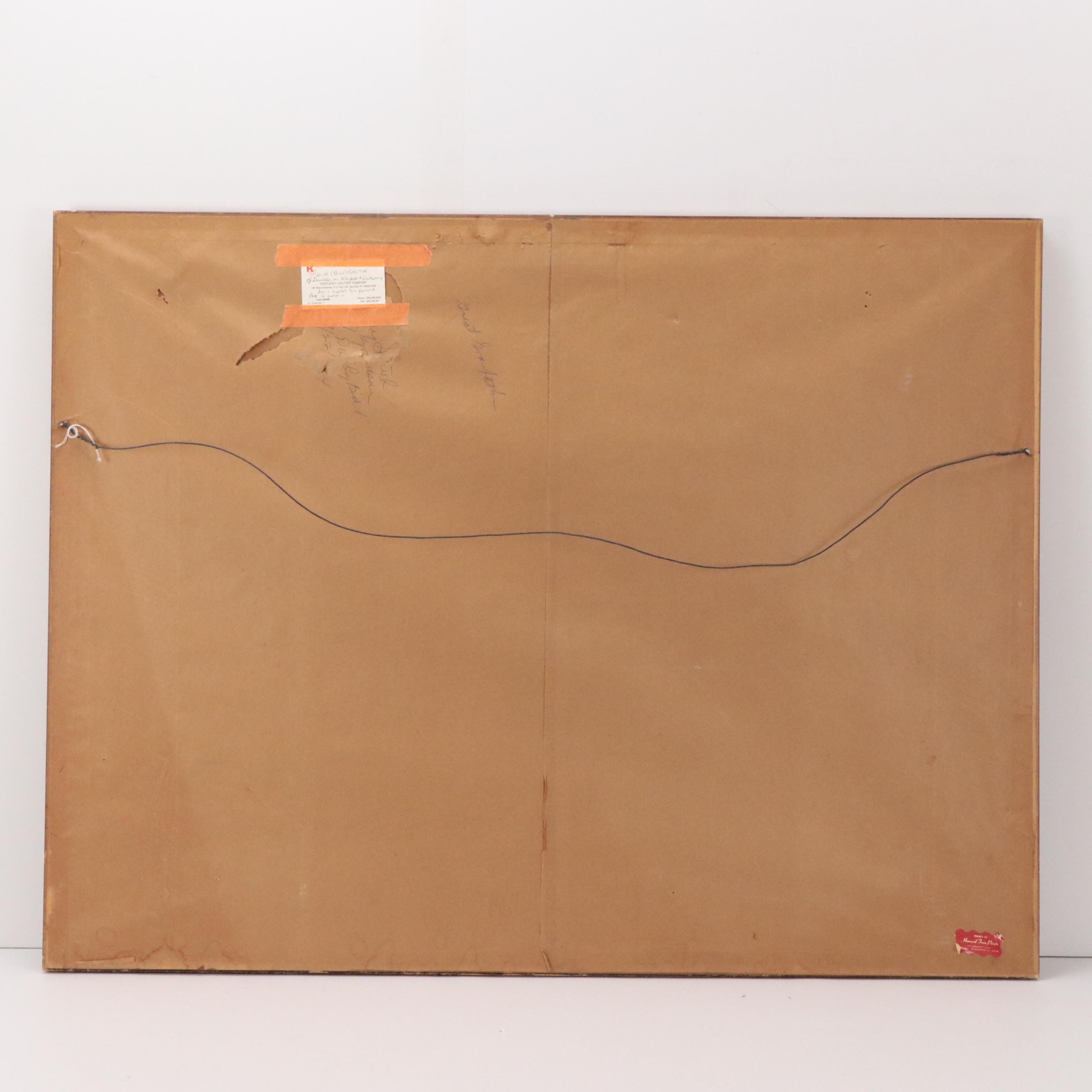 Large-Scale Hyperrealist Colored Pencil Drawing of Railroad Conductor Bill Smith