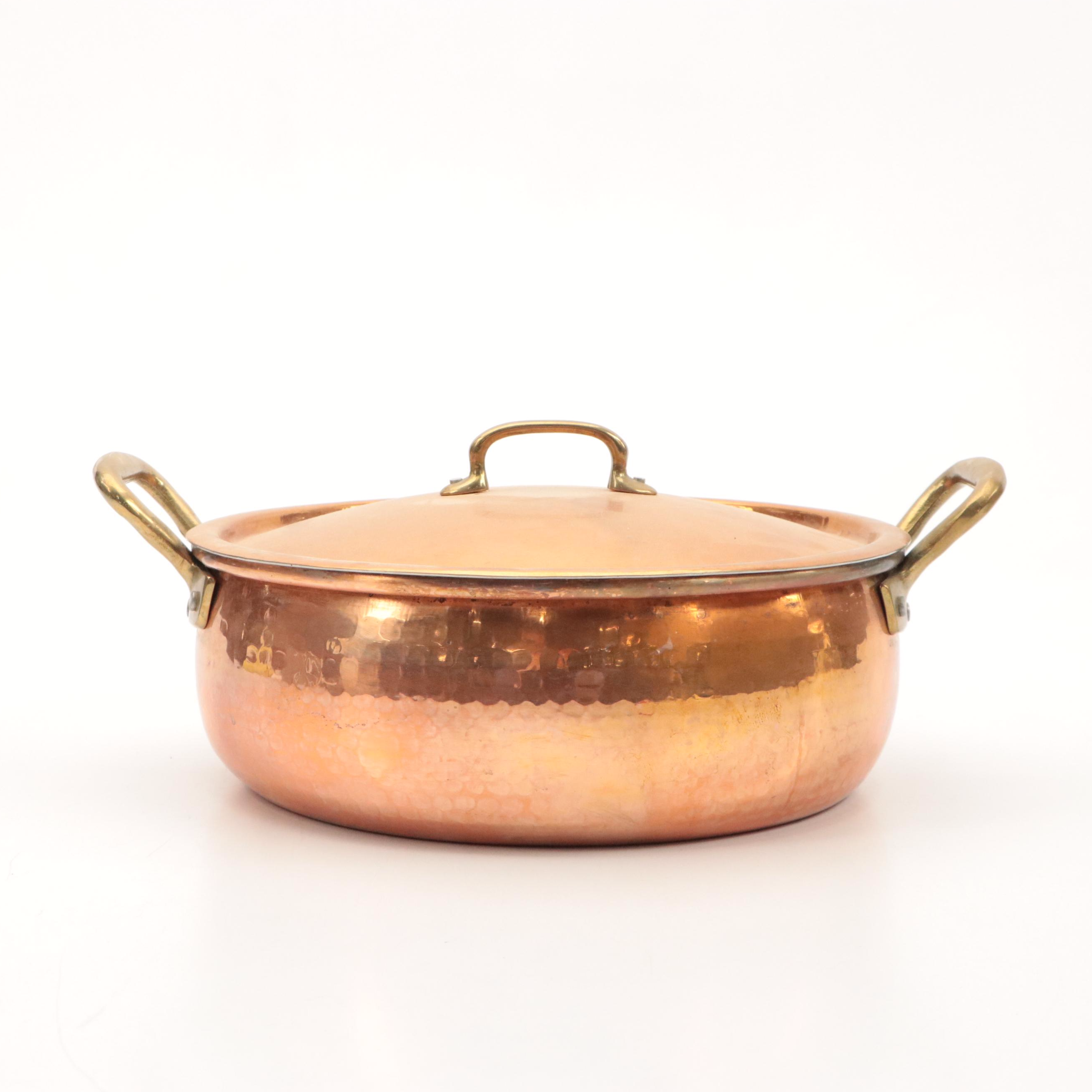 Ruffoni Copper Stew Pot with More Copper Pots and Pans
