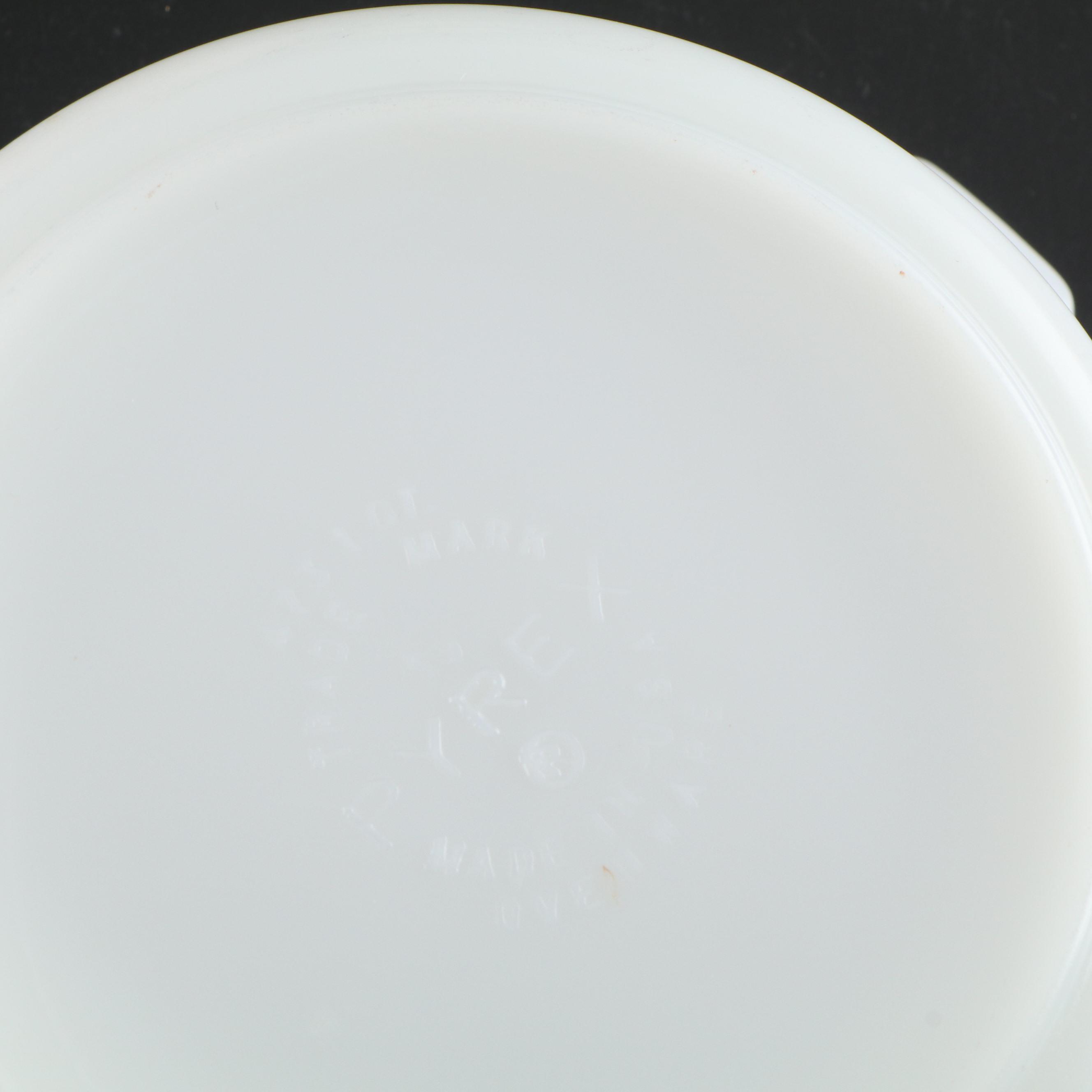 Pyrex "Friendship" Casseroles and Refrigerator Glass