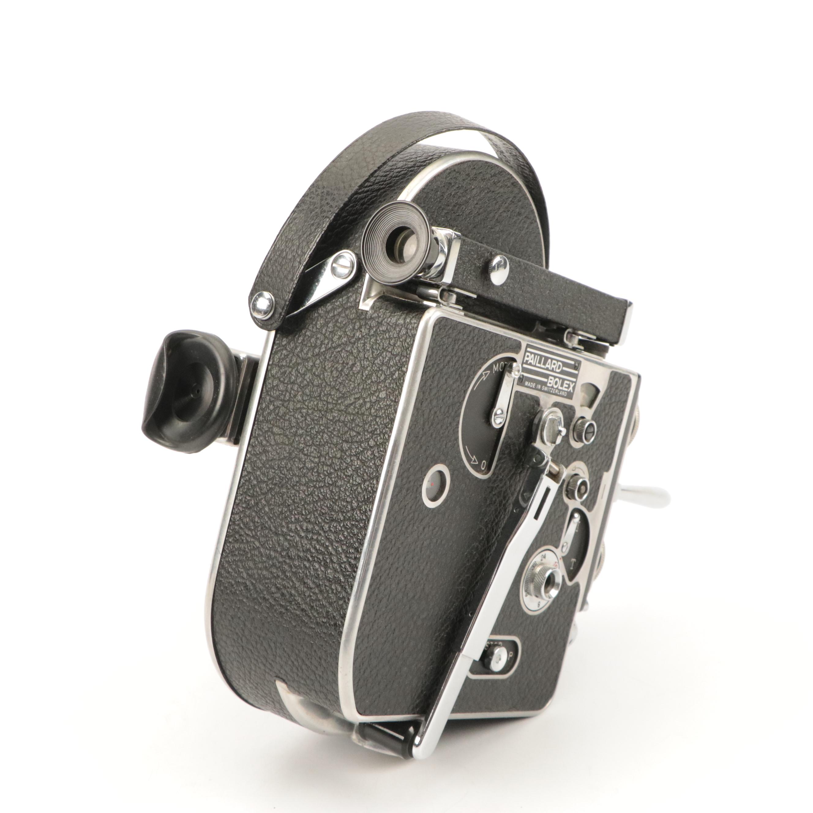 Paillard-Bolex Movie Camera With Carry Case, Pentax 35mm Camera, More