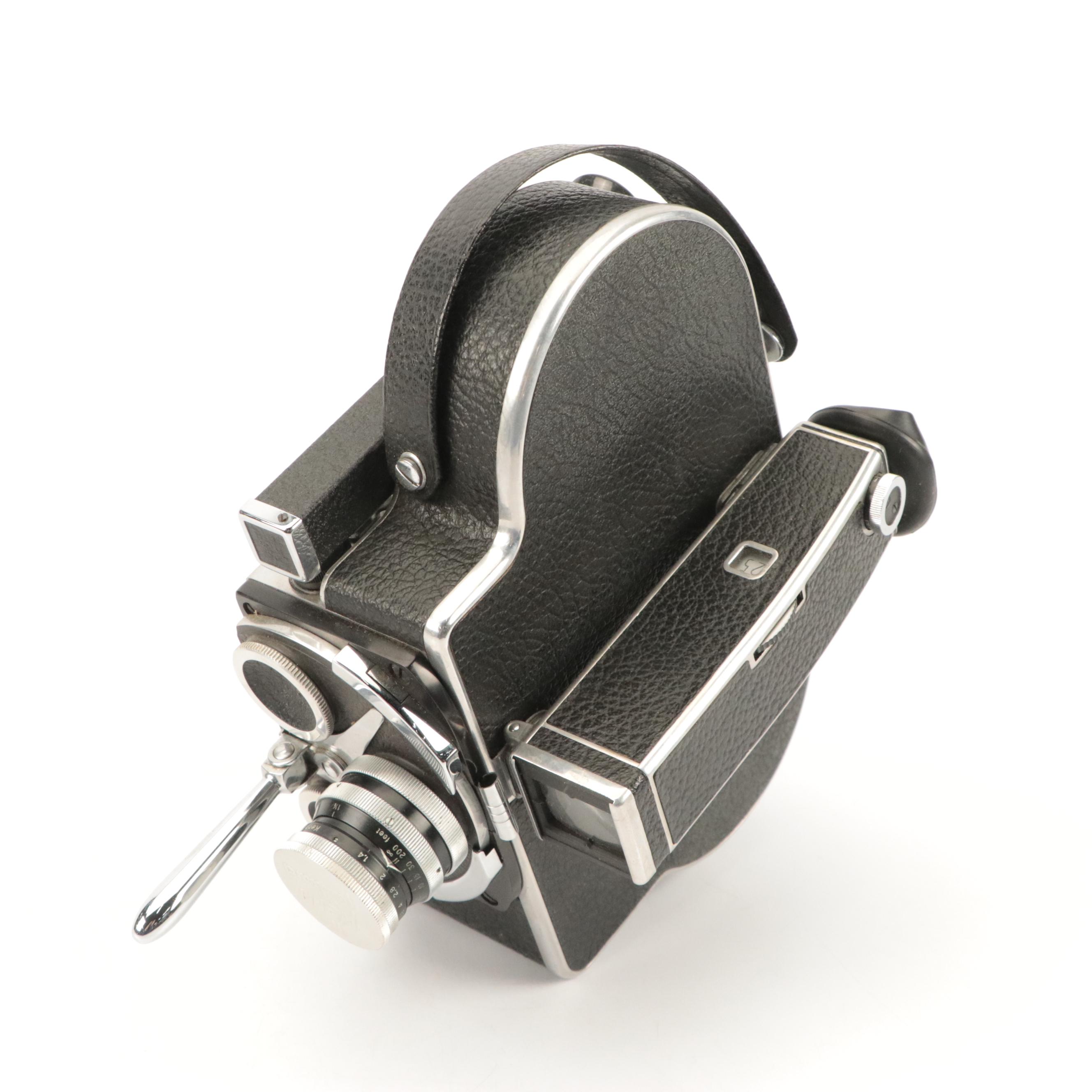 Paillard-Bolex Movie Camera With Carry Case, Pentax 35mm Camera, More