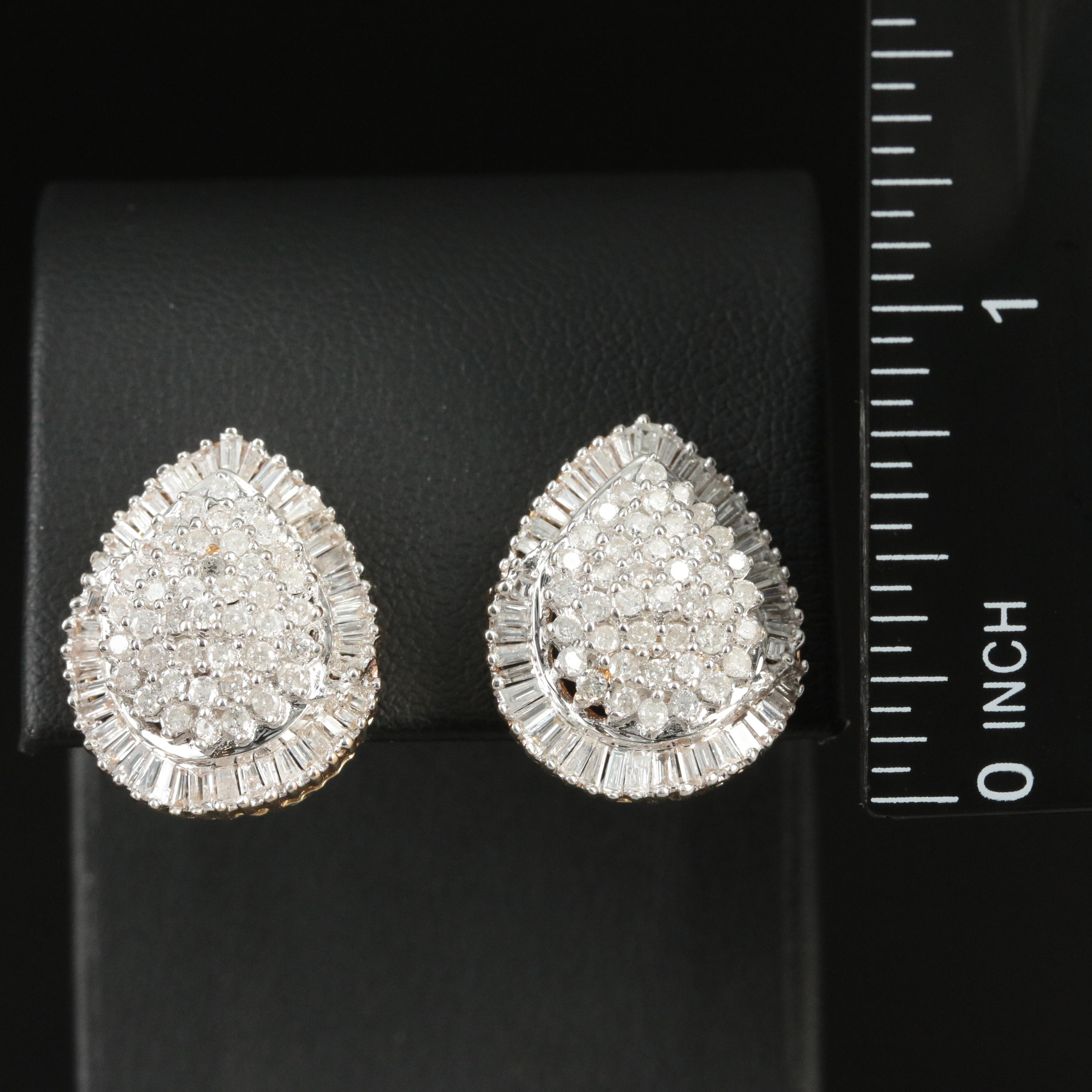 14K 2.60 CTW Diamond Earrings