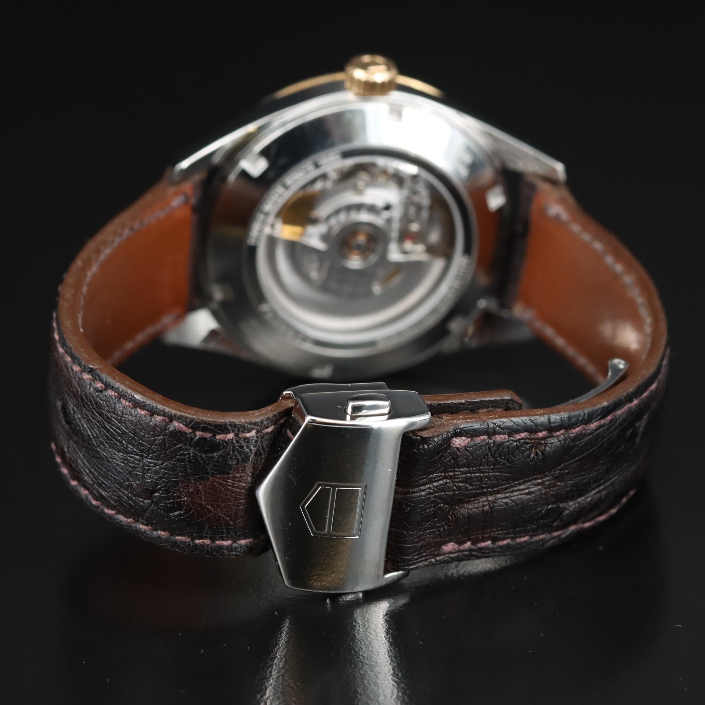 TAG Heuer 18K Gold and Stainless Steel, Calibre 5 39MM Automatic Watch