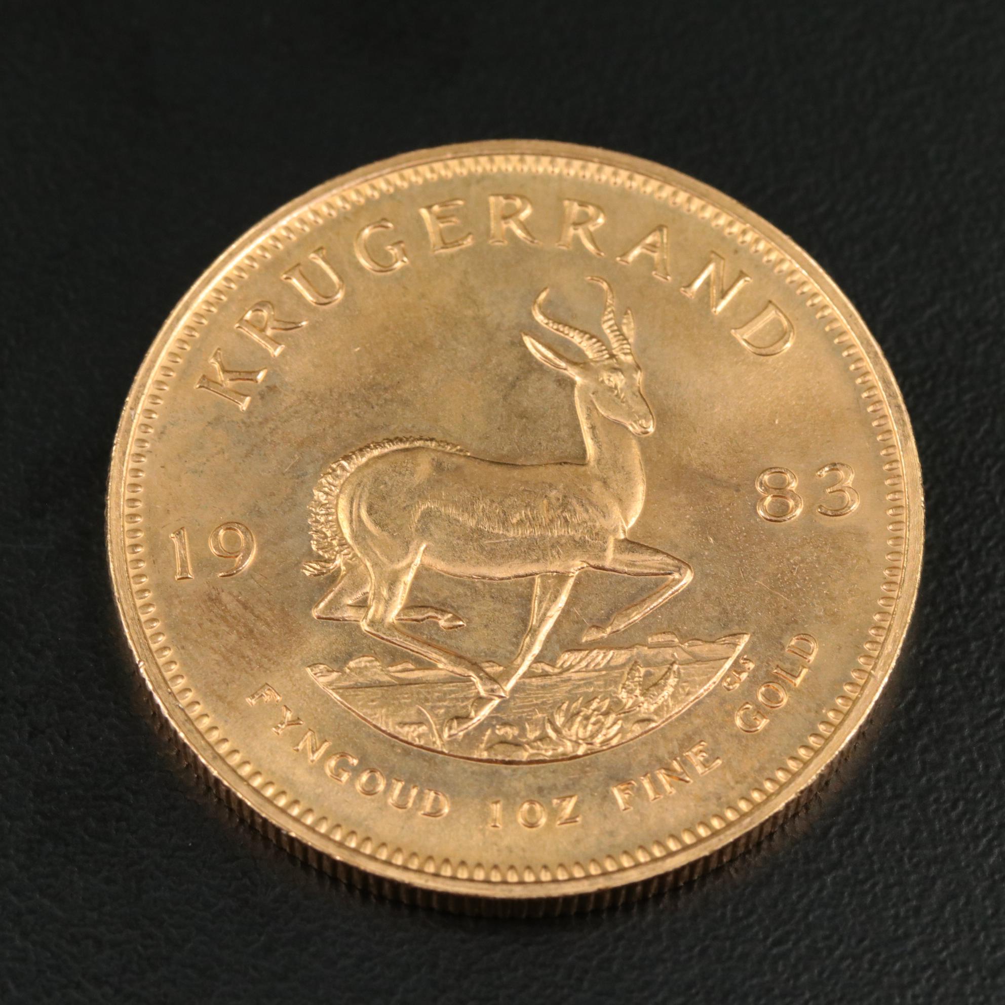 1983 South Africa Krugerrand 1oz. Gold Bullion Coin