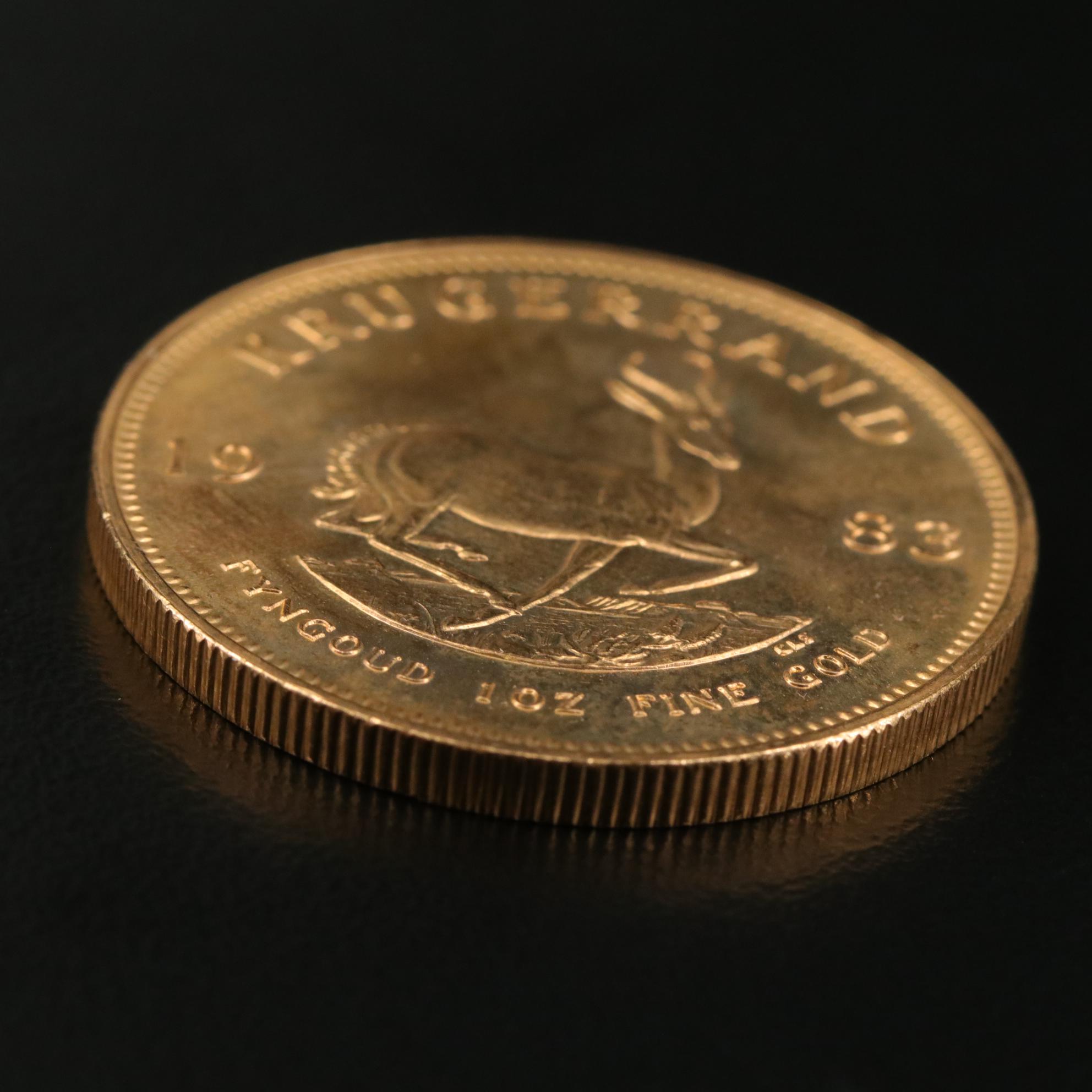 1983 South Africa Krugerrand 1oz. Gold Bullion Coin