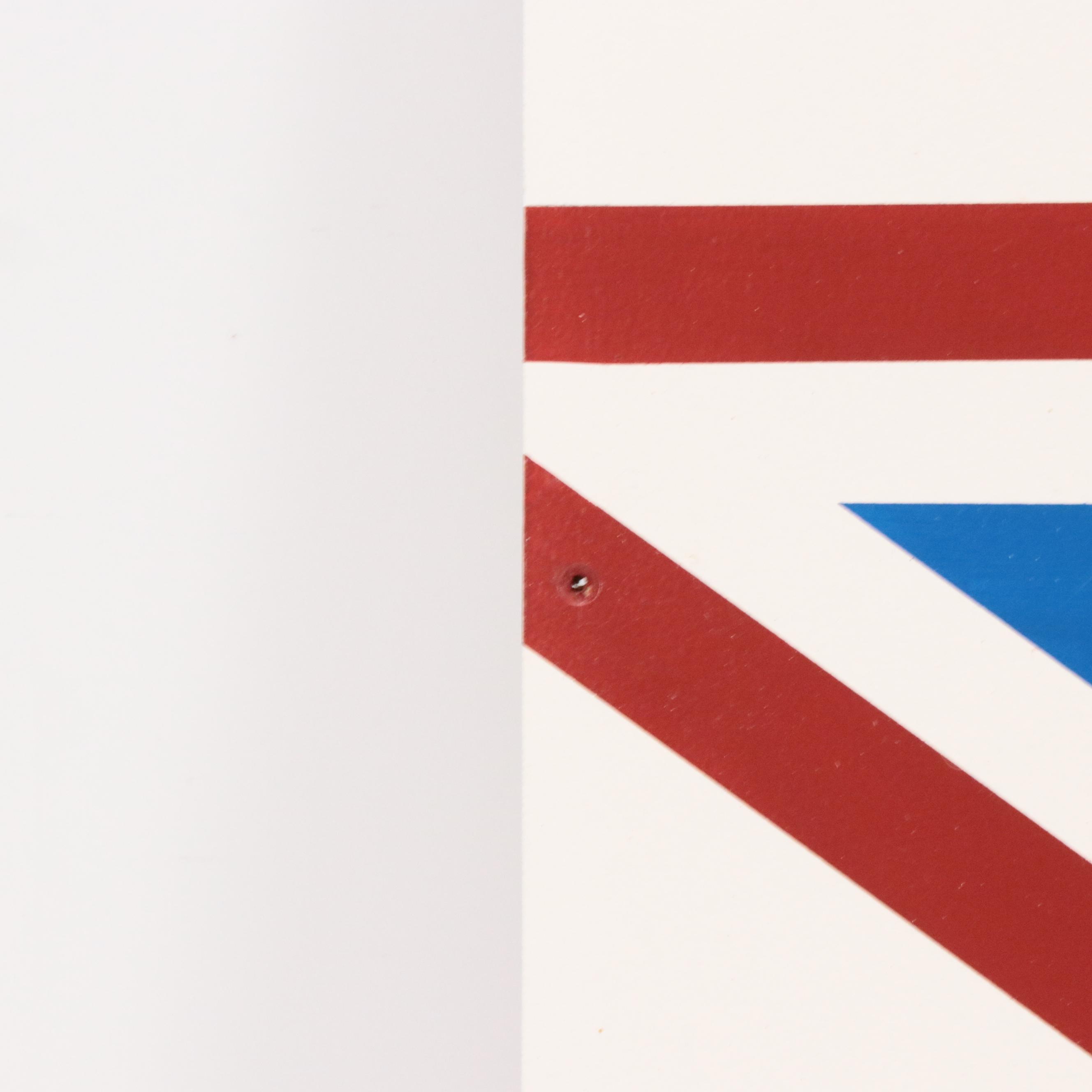 Acrylic Painting of Star in Red, White and Blue