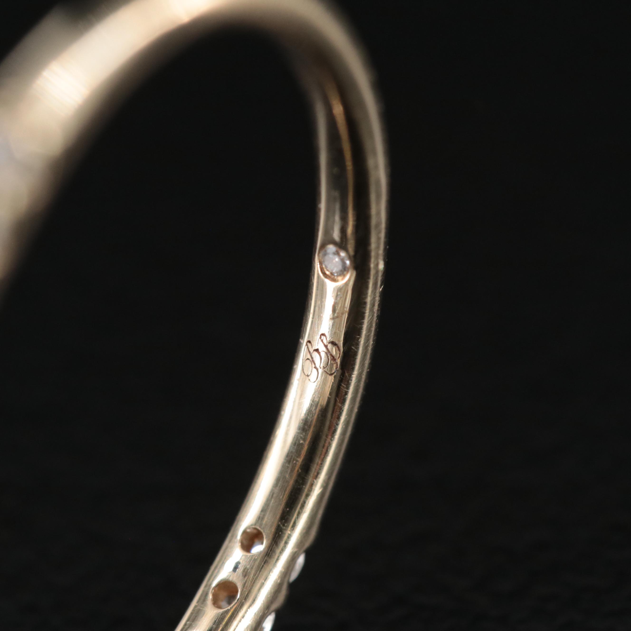 14K and Platinum 11.87 CTW Lab Grown Diamond Ring with IGI Report