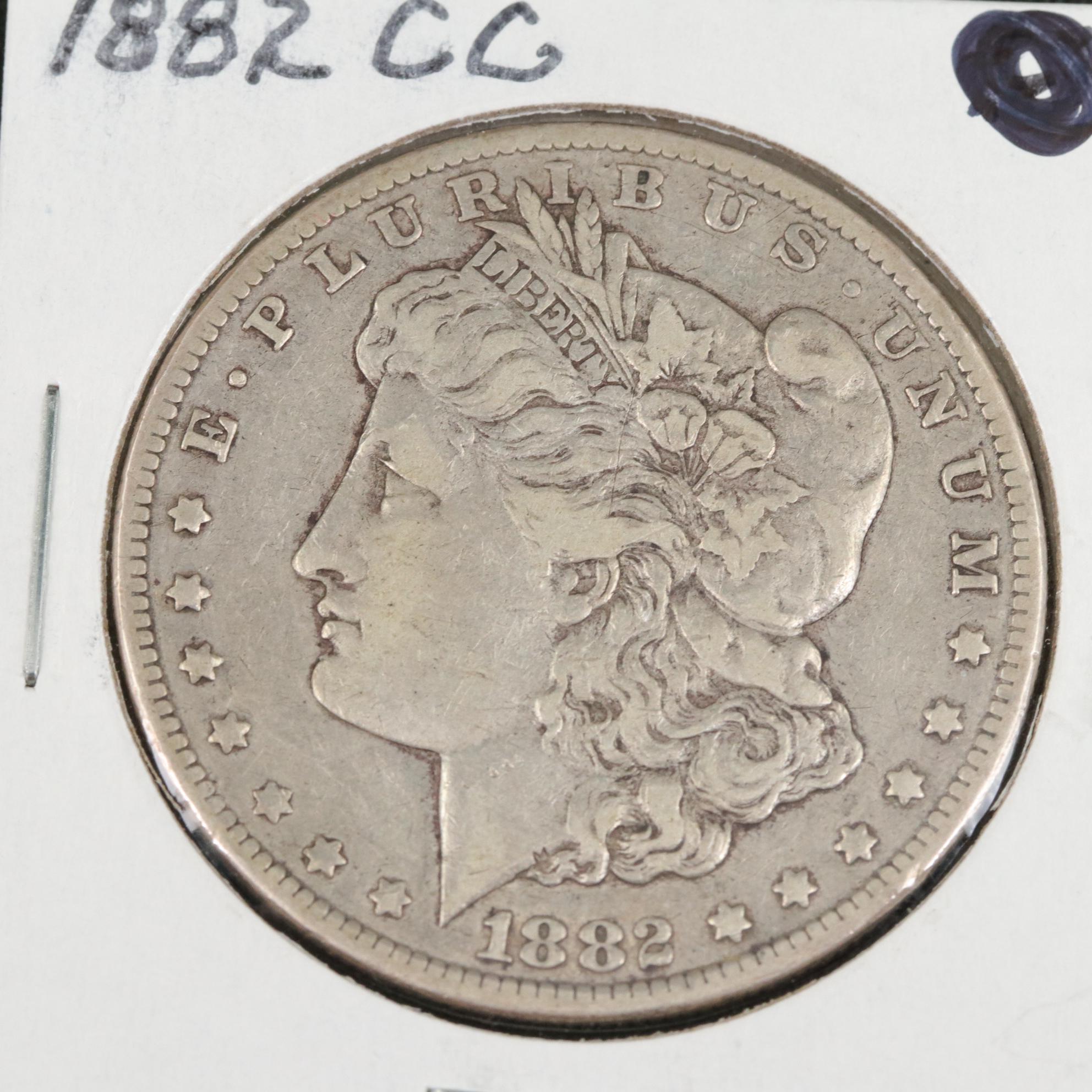 1882-CC Morgan Silver Dollar