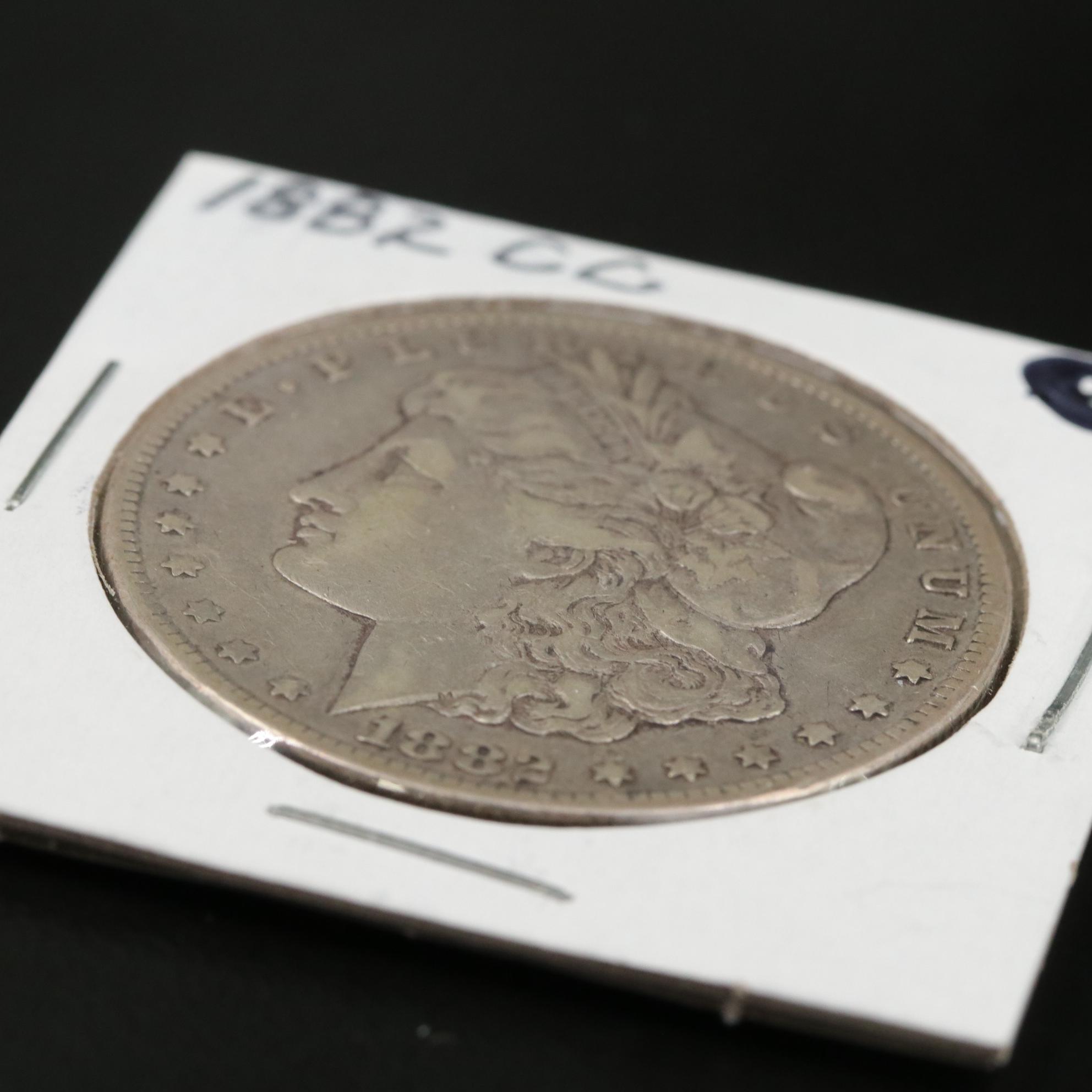 1882-CC Morgan Silver Dollar
